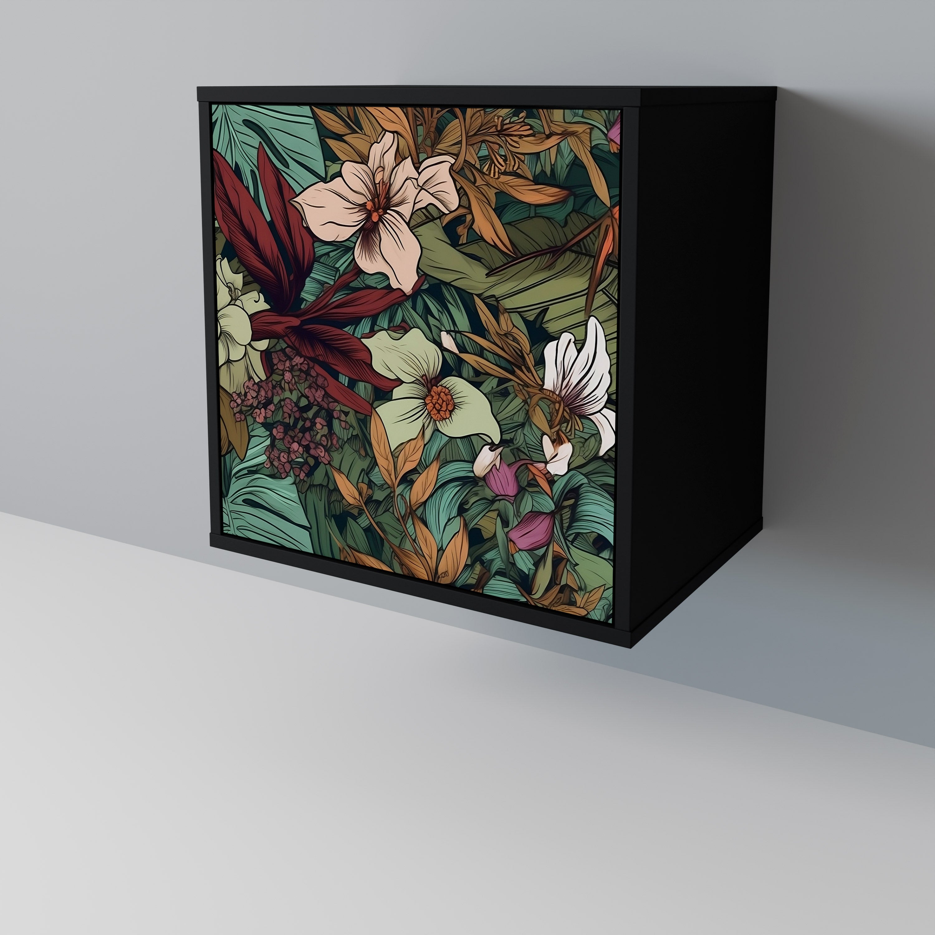 BOTANICAL EMERGENCE 1-Door Sideboard