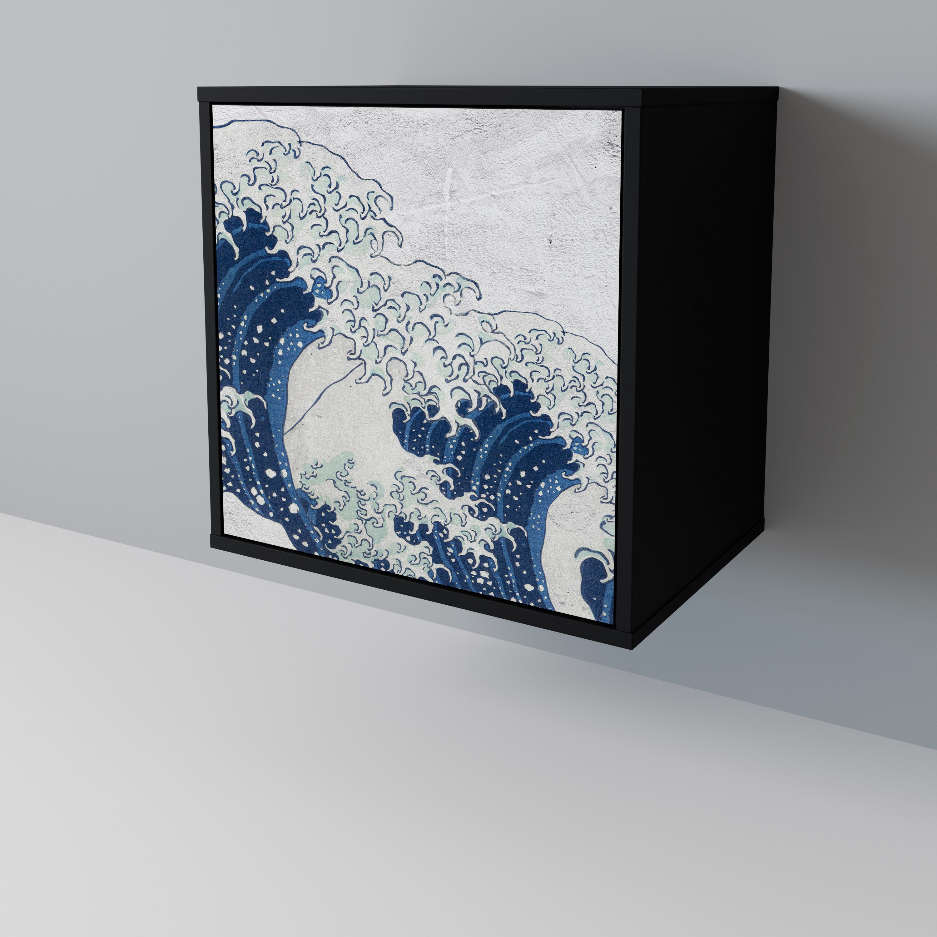 THE GREAT WAVE AT KANAGAWA 1-Door Sideboard