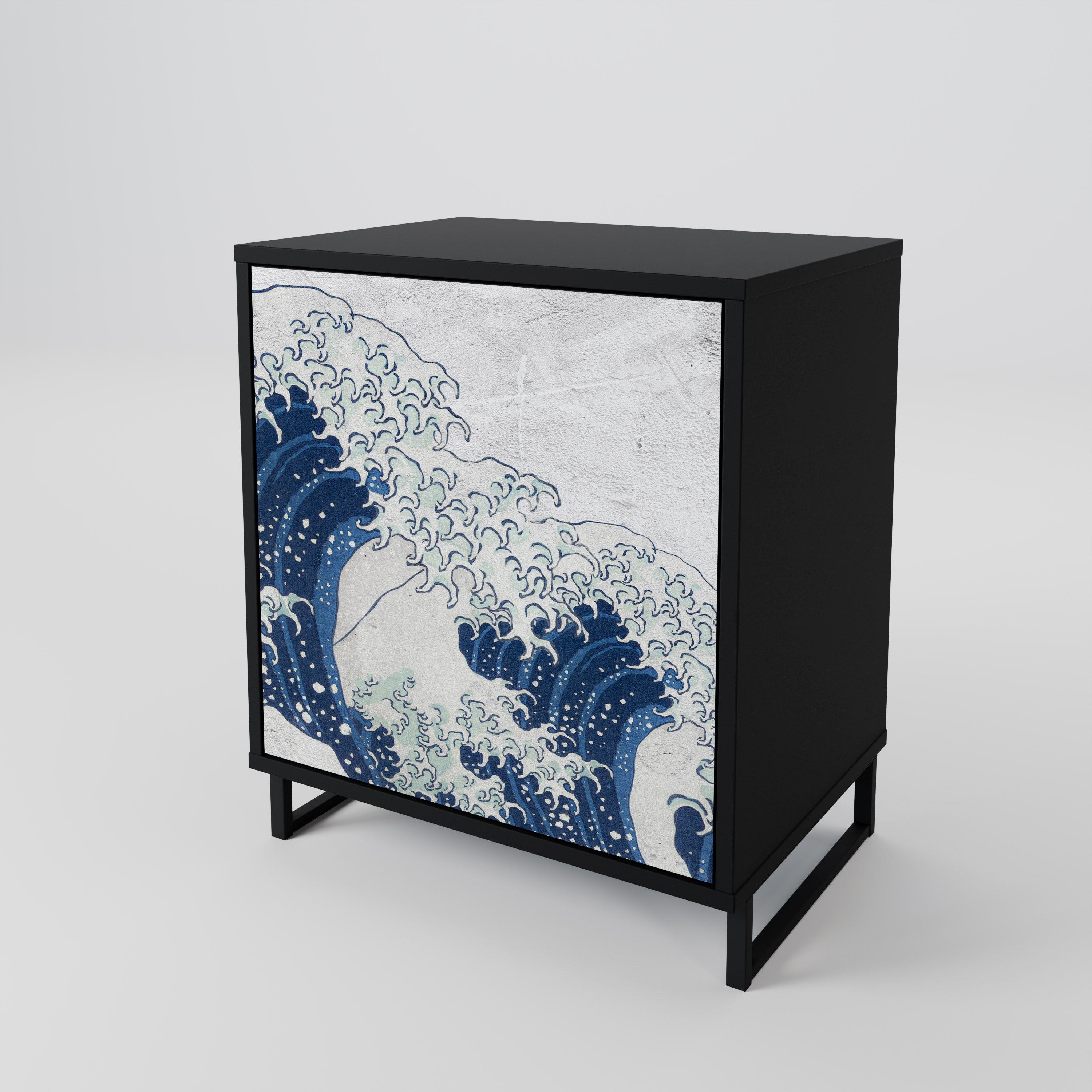 THE GREAT WAVE AT KANAGAWA 1-Door Sideboard