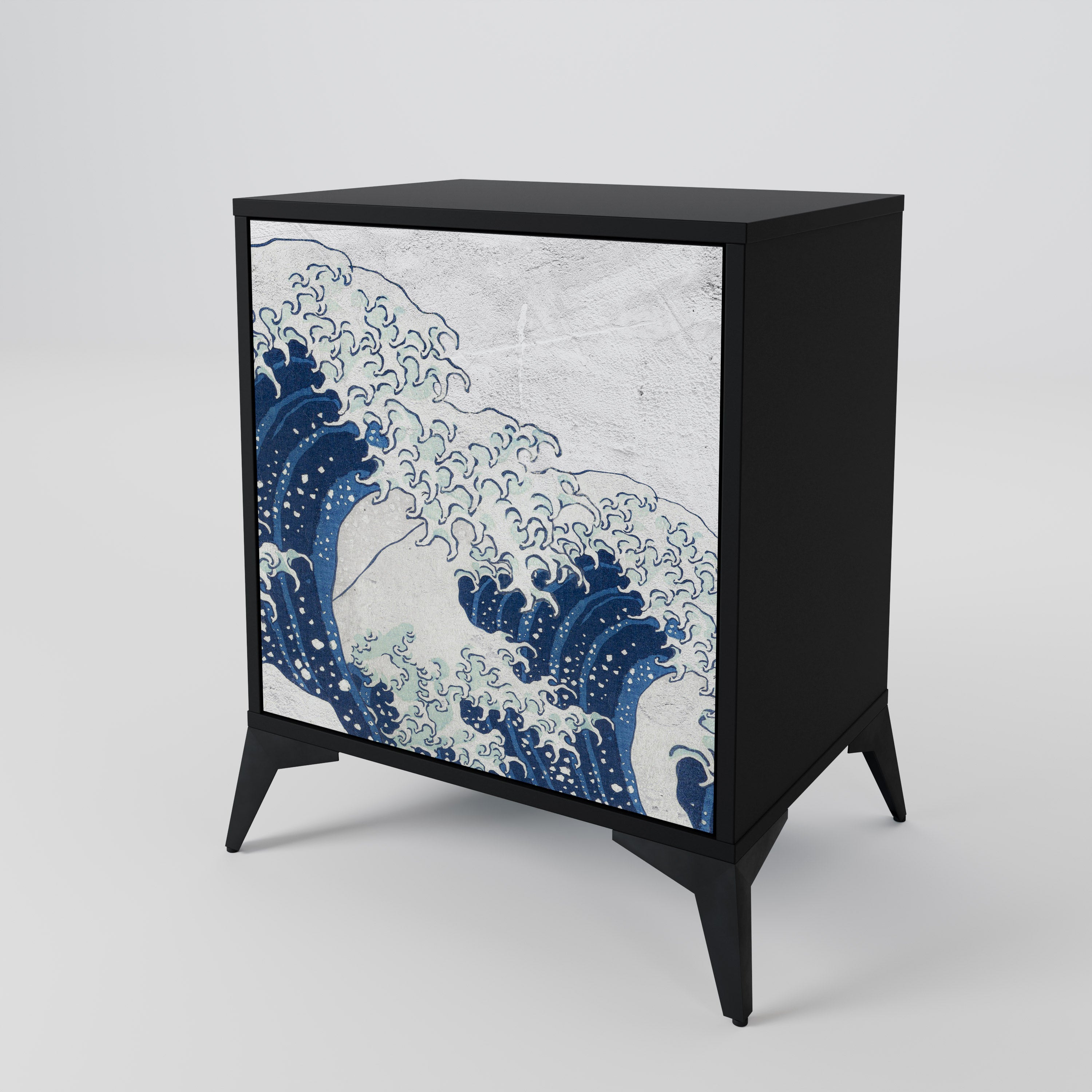 THE GREAT WAVE AT KANAGAWA 1-Door Sideboard