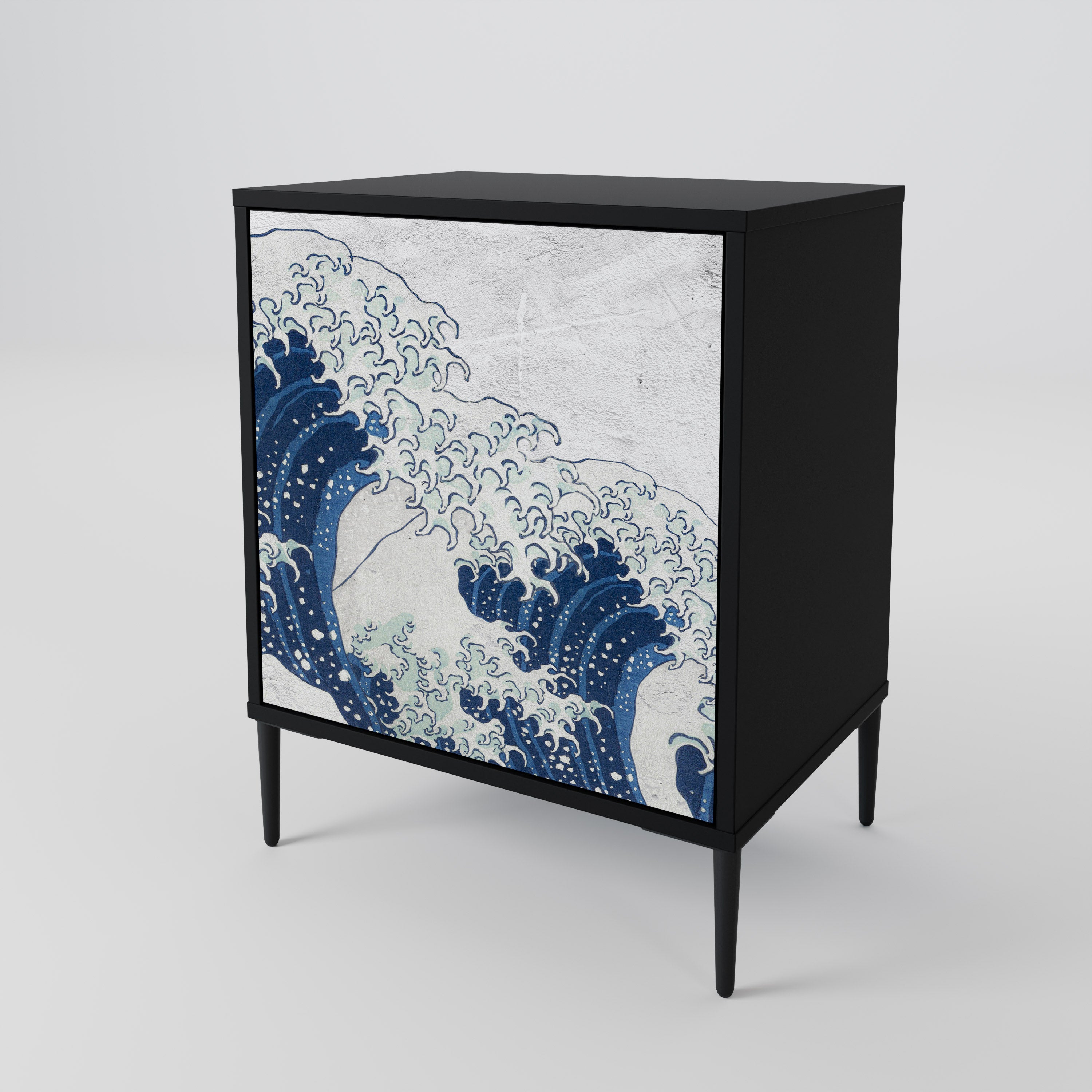 THE GREAT WAVE AT KANAGAWA 1-Door Sideboard
