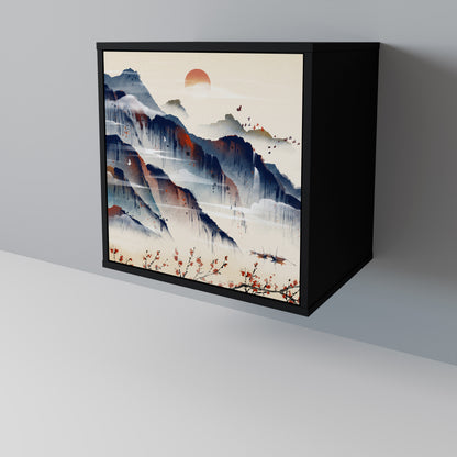 JAPANESE LANDSCAPE Jednodveřová komoda