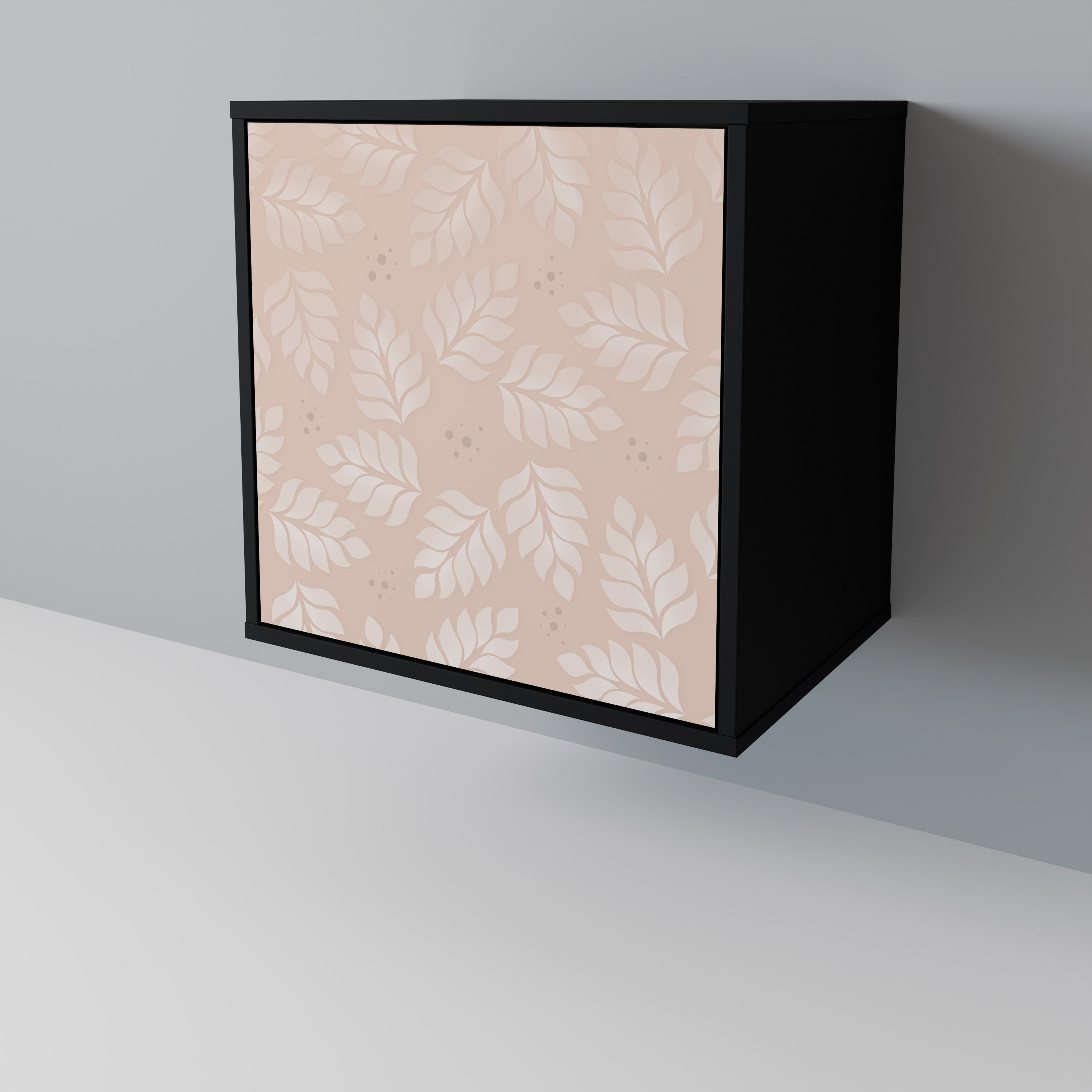 LEAVES ON BEIGE 1-Door Sideboard