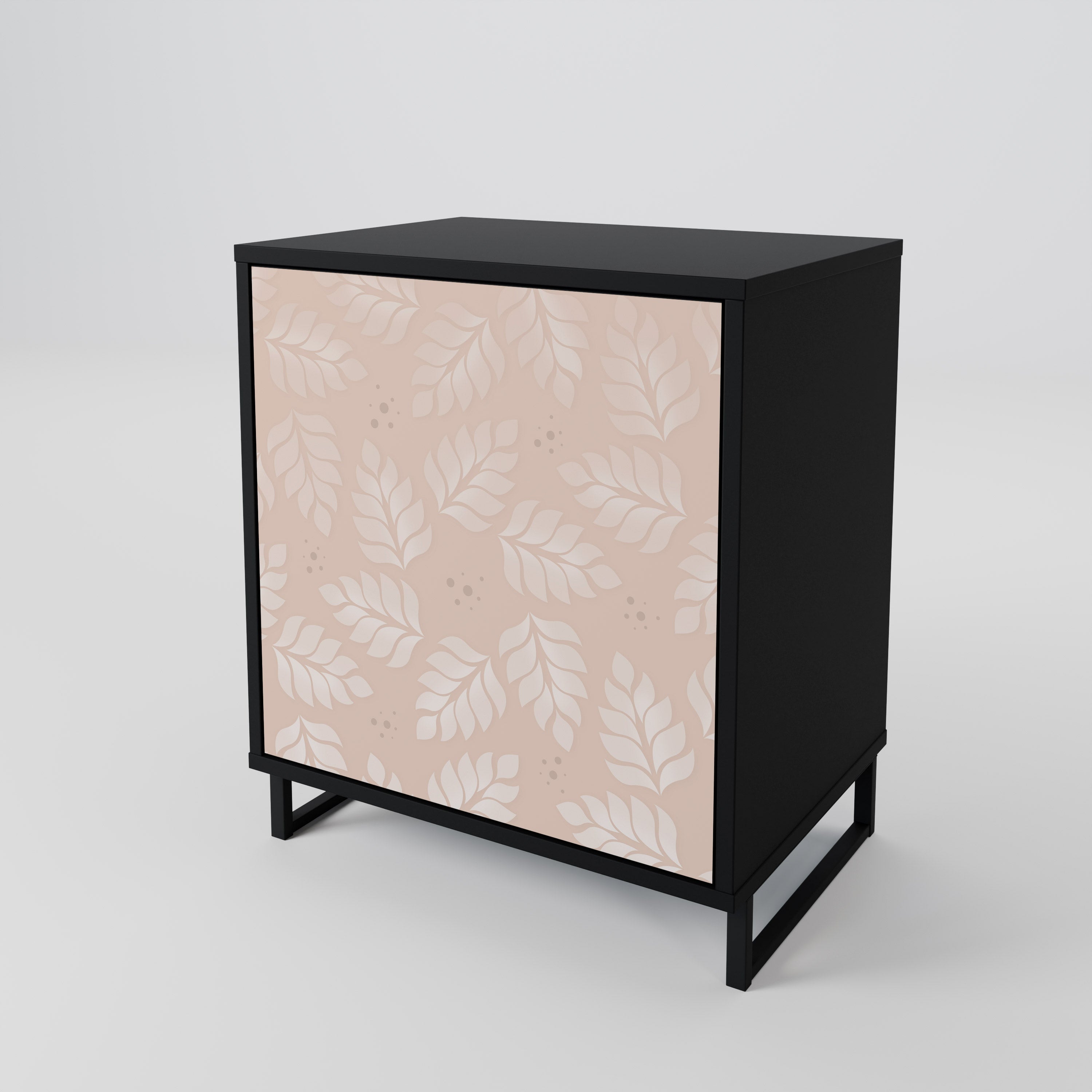 LEAVES ON BEIGE 1-Door Sideboard
