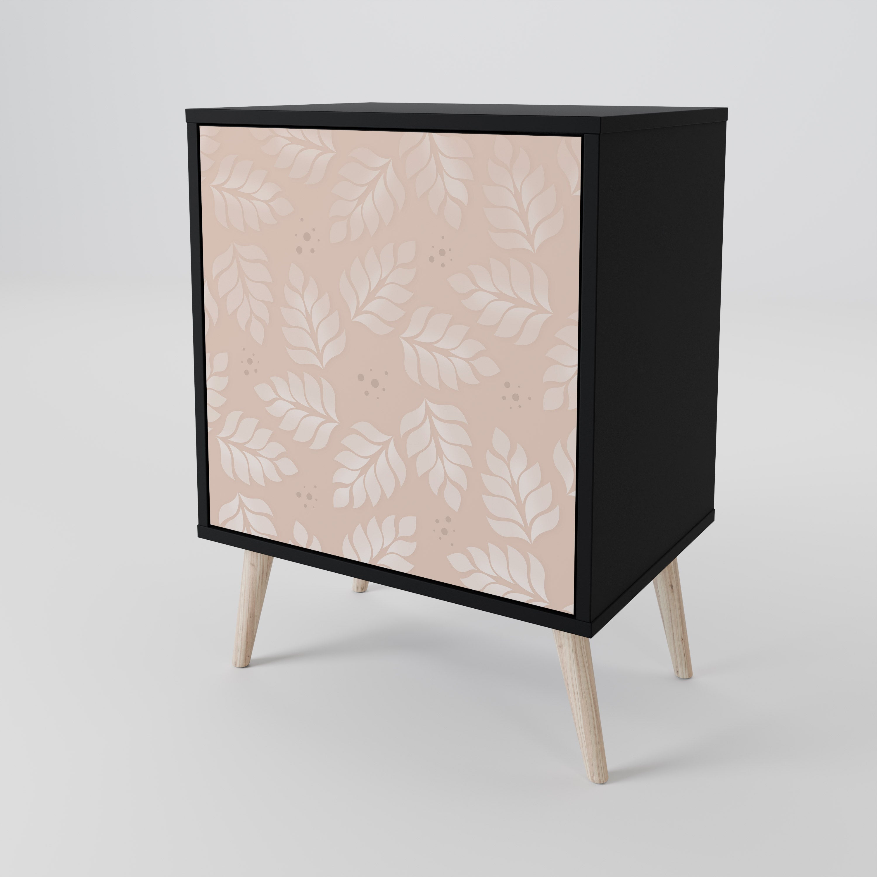 LEAVES ON BEIGE 1-Door Sideboard