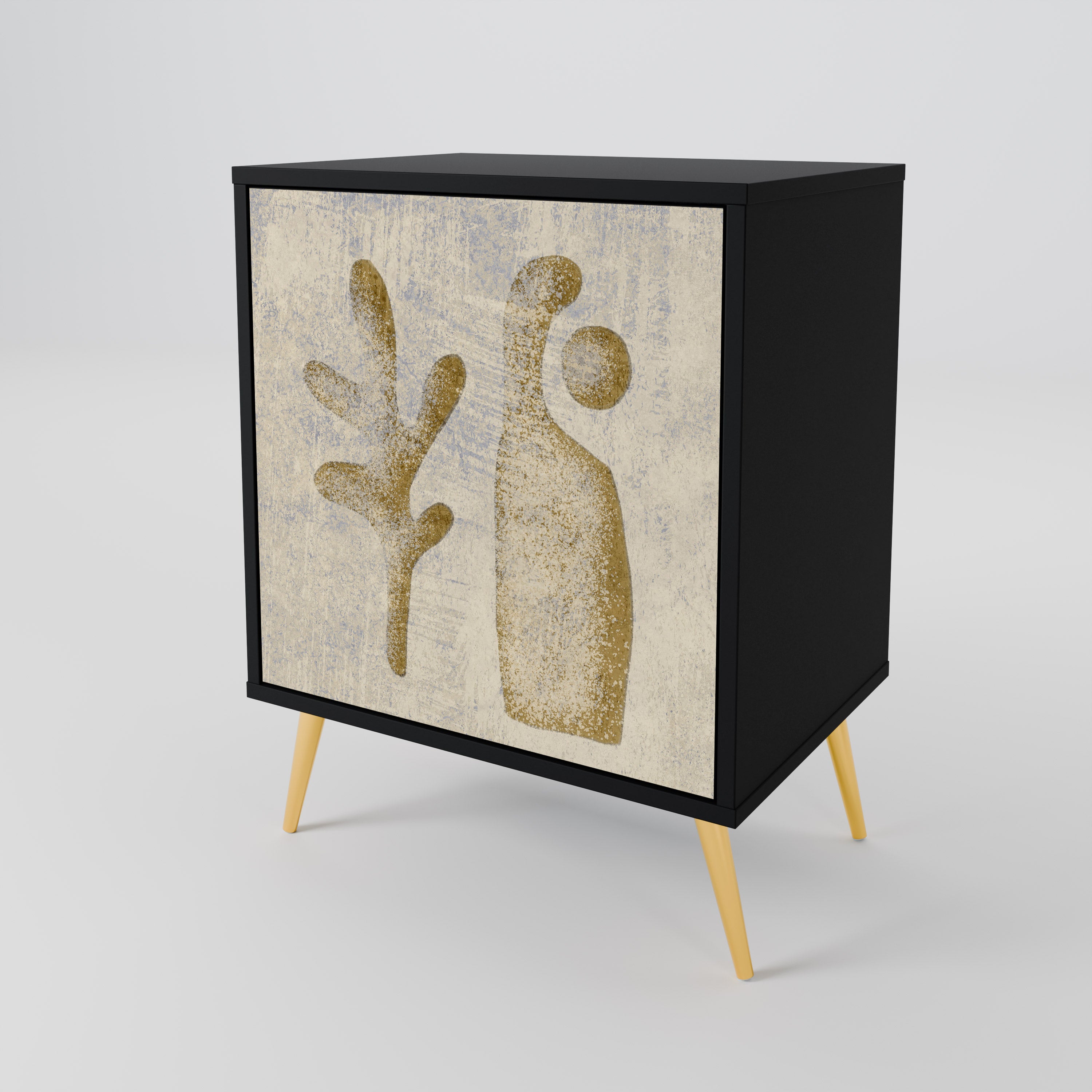 SAND SCULPTURES 1-Door Sideboard