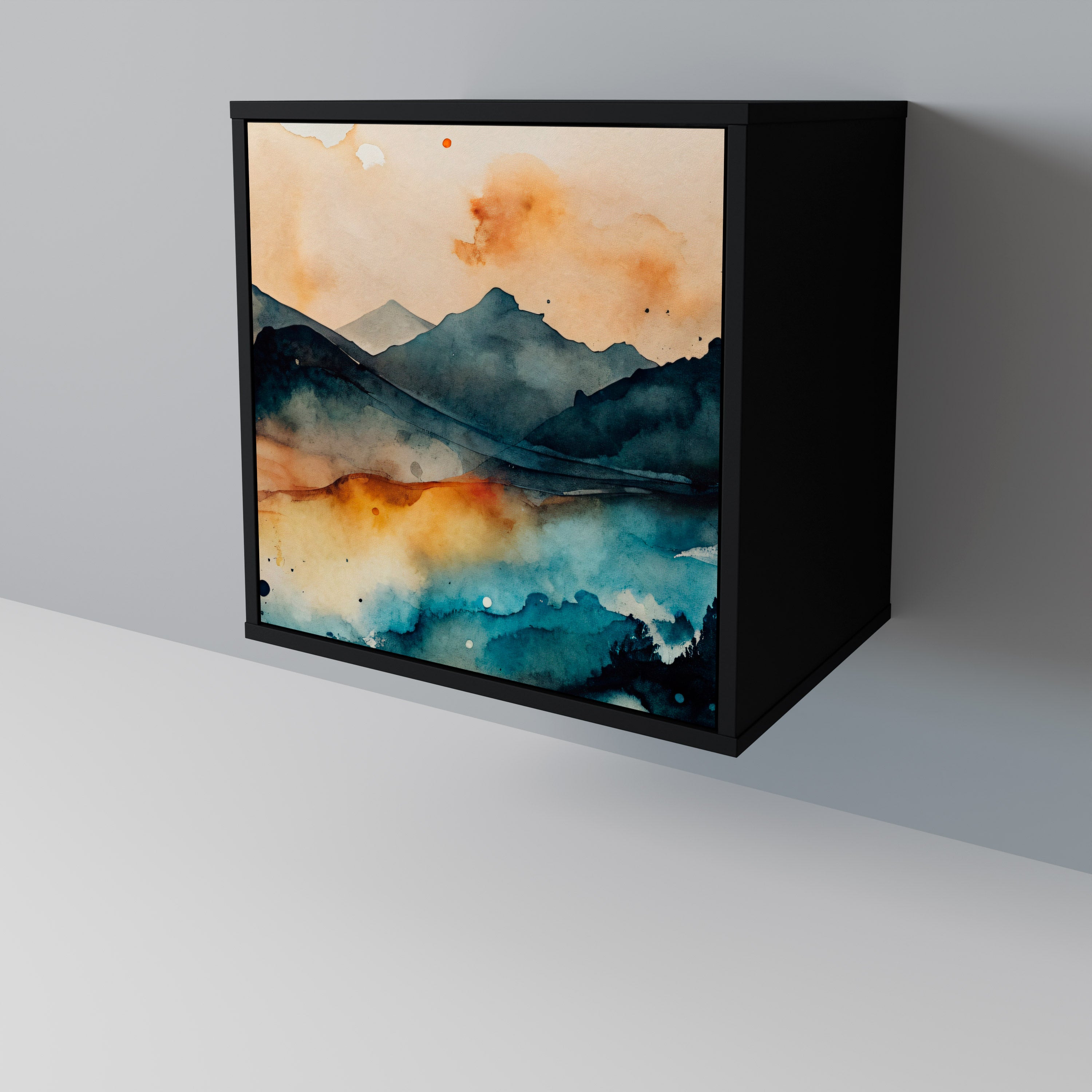OMINOUS MOUNTAINS 1-Door Sideboard