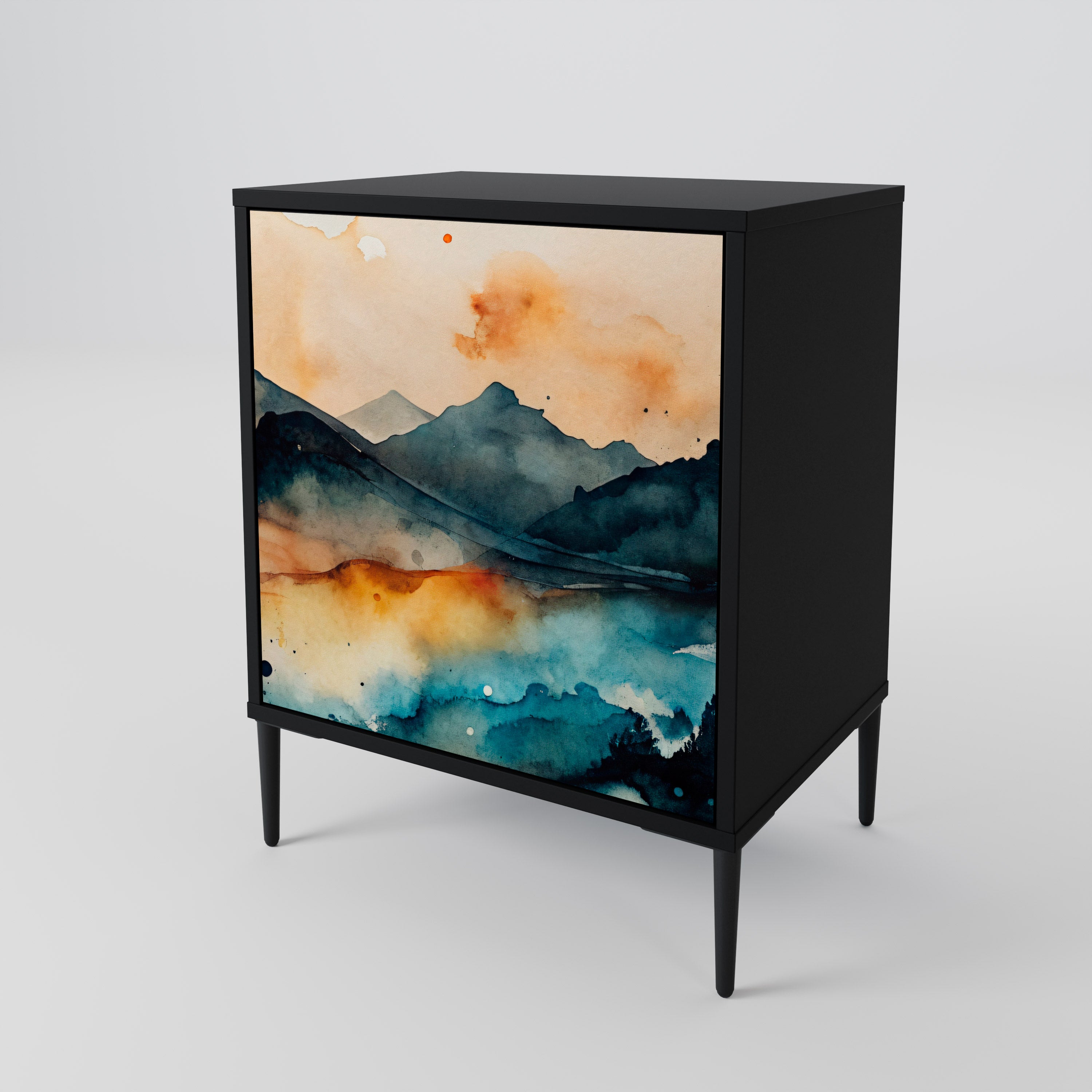 OMINOUS MOUNTAINS 1-Door Sideboard