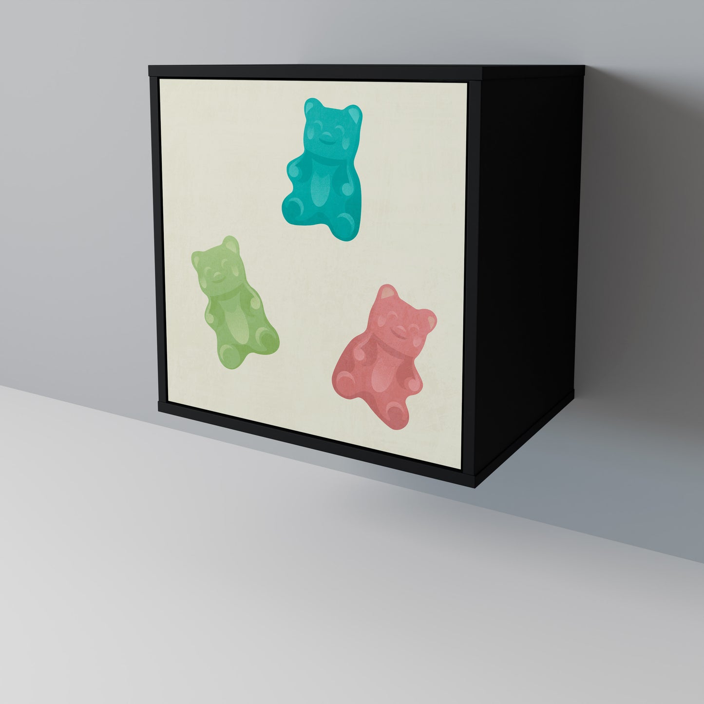 GUMMY BEARS Jednodveřová komoda