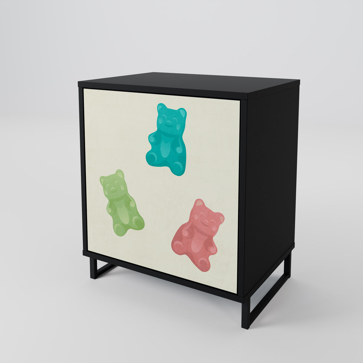 GUMMY BEARS Jednodveřová komoda