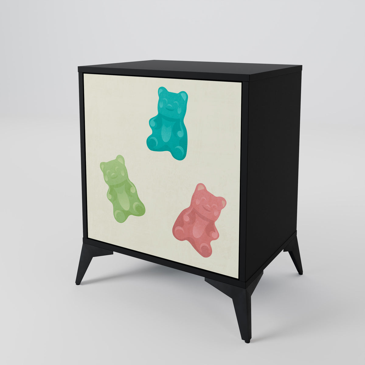 GUMMY BEARS Jednodveřová komoda