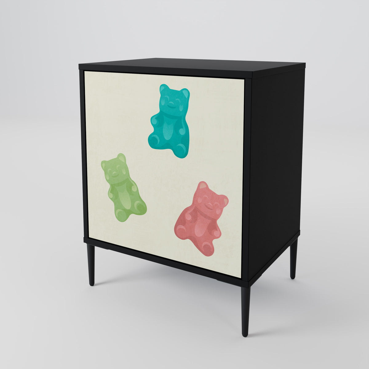 GUMMY BEARS Jednodveřová komoda
