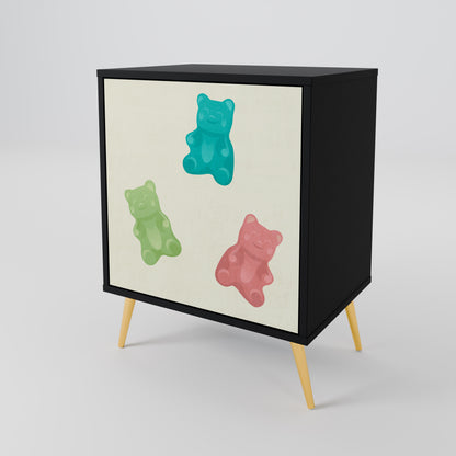 GUMMY BEARS Jednodveřová komoda