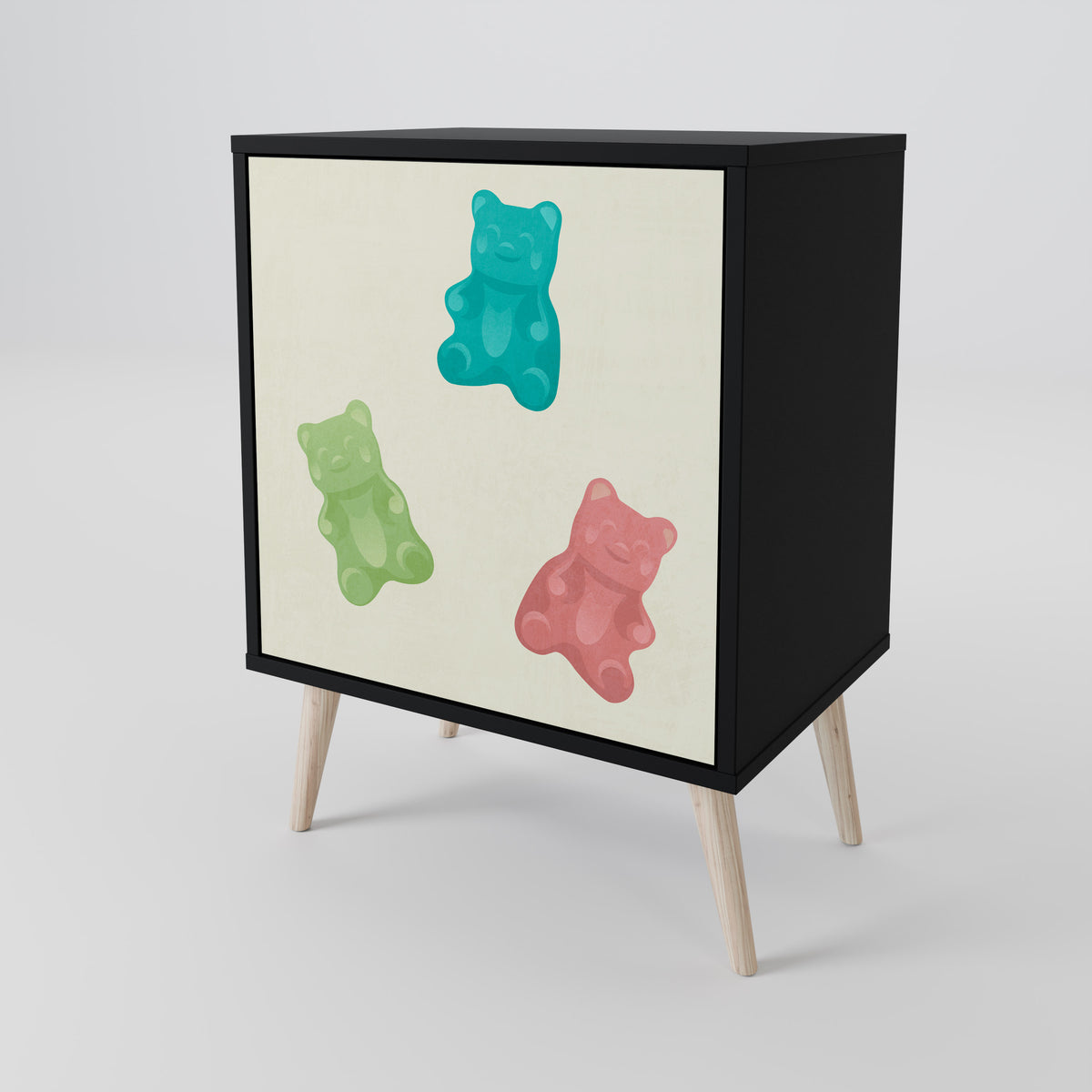GUMMY BEARS Jednodveřová komoda