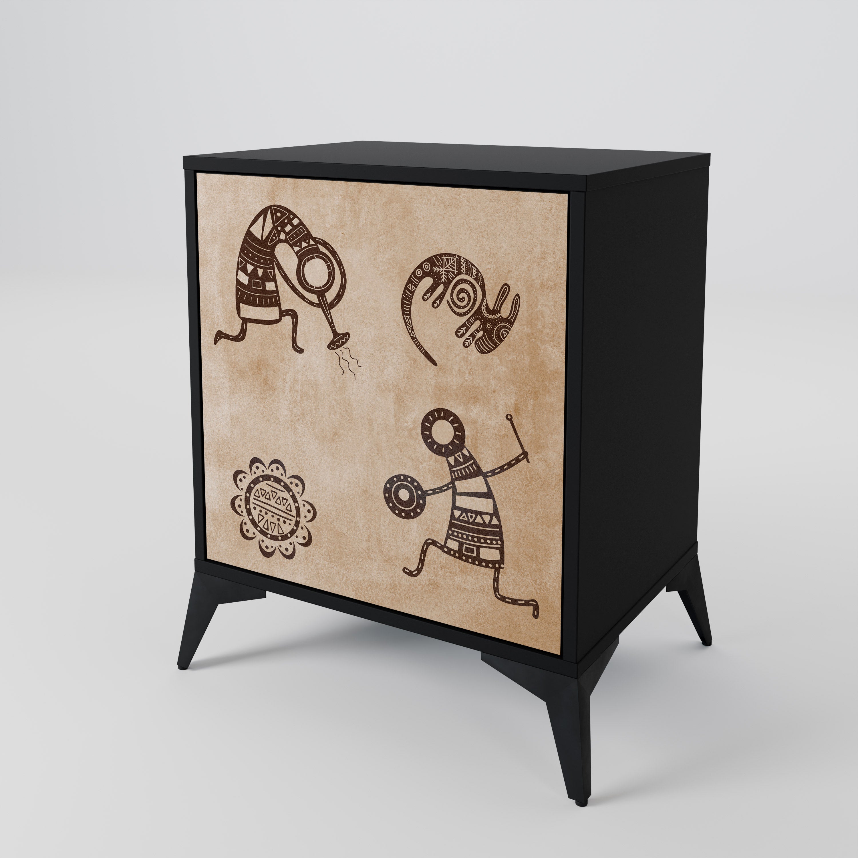 AFRICAN STYLE 1-Door Sideboard