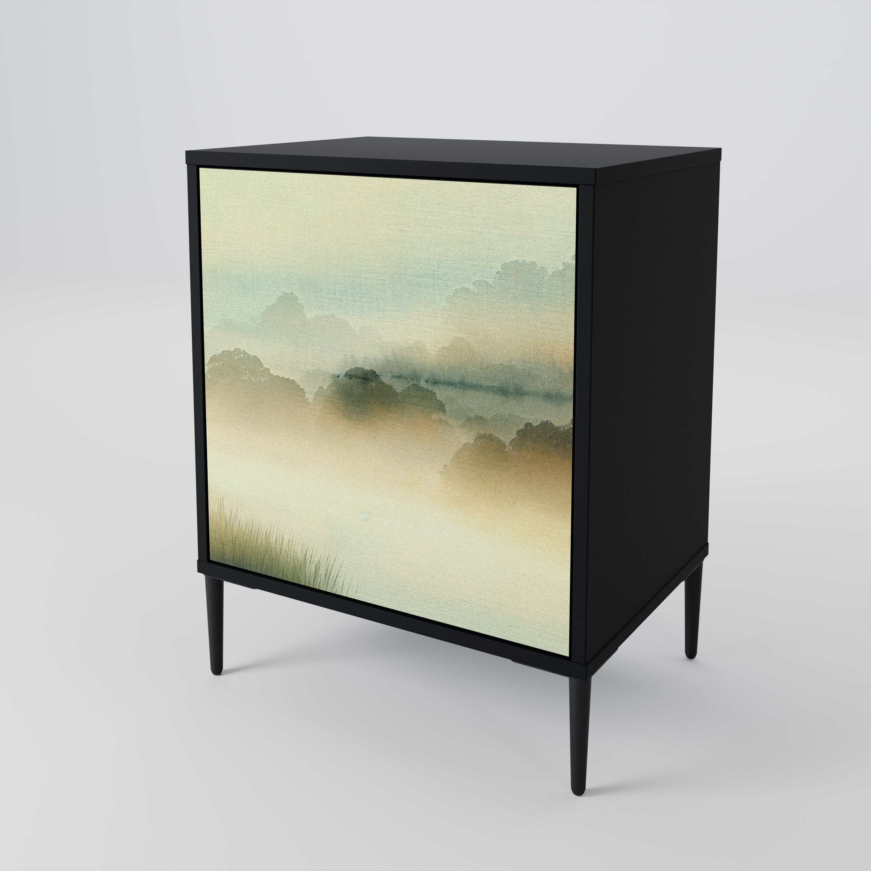 MORNING BY THE LAKE 1-Door Sideboard