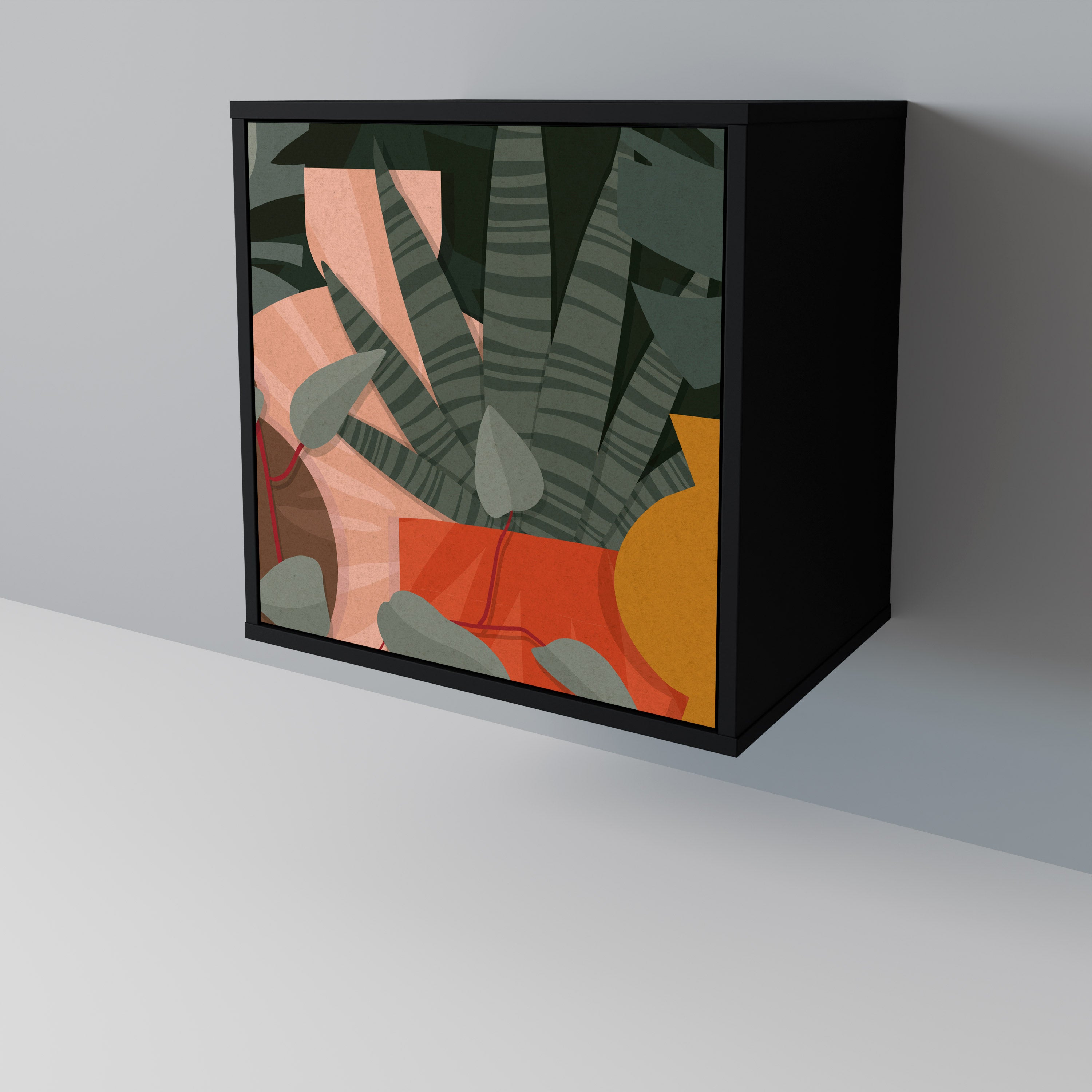 TROPICAL COMPOSITION 1-Door Sideboard