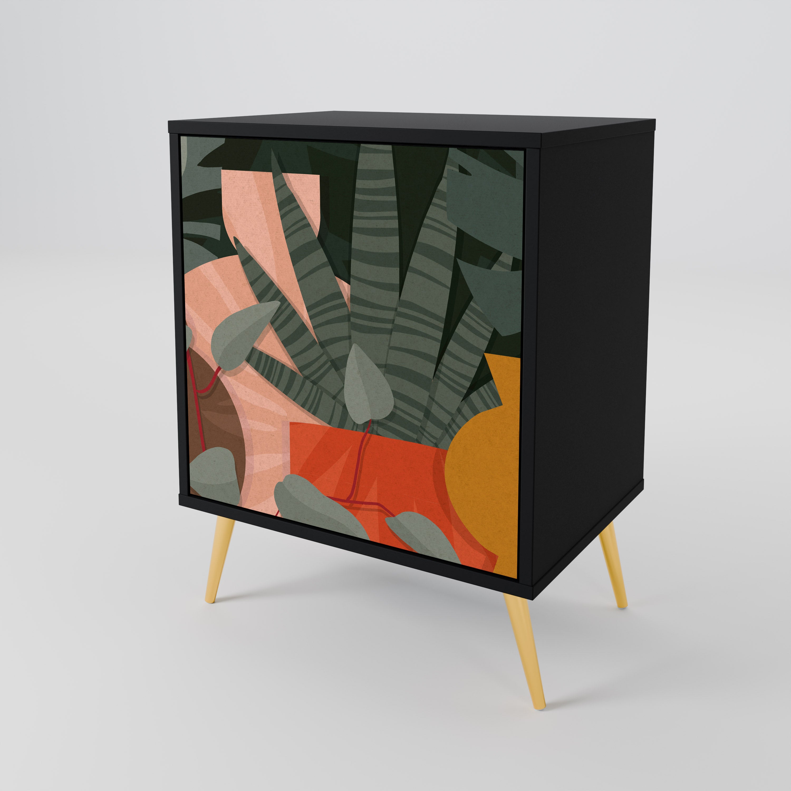 TROPICAL COMPOSITION 1-Door Sideboard