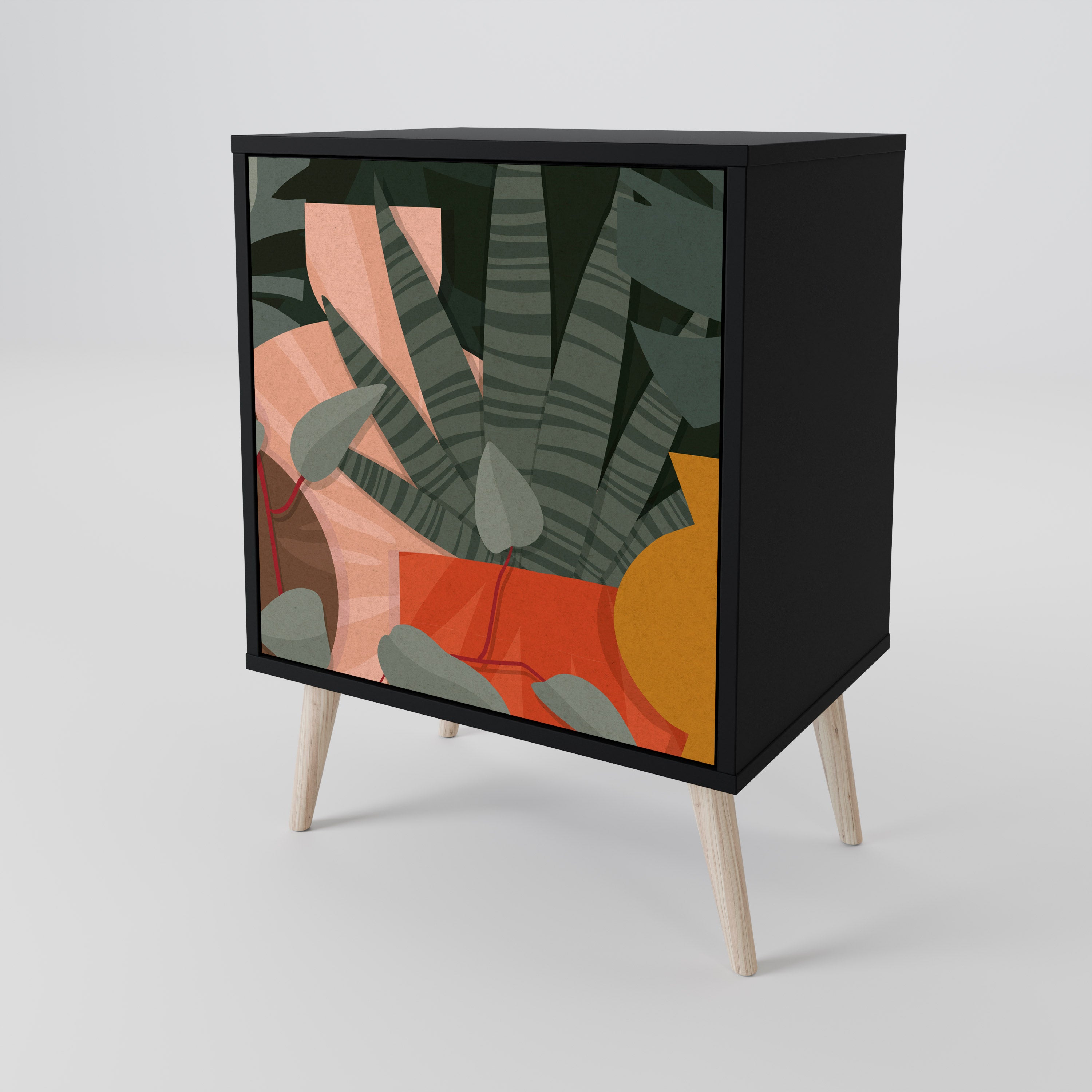 TROPICAL COMPOSITION 1-Door Sideboard