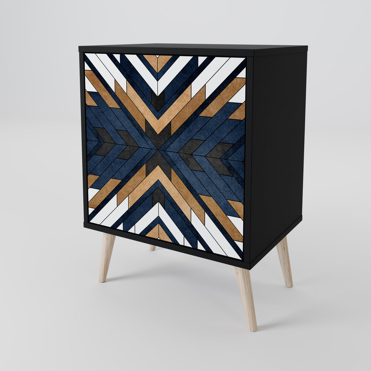 ARTFUL GEOMETRY Jednodveřová komoda
