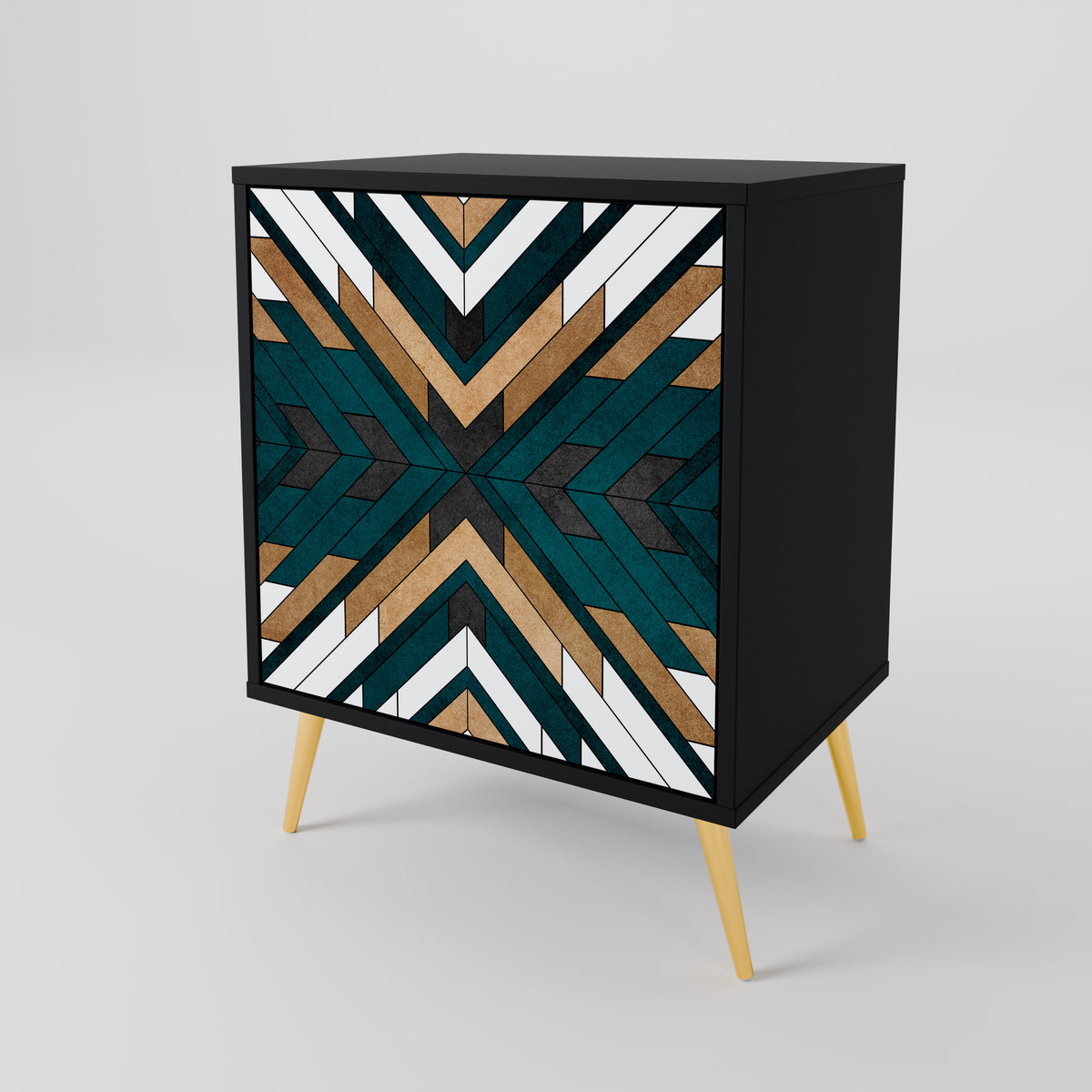 ARTISTIC GEOMETRY Jednodveřová komoda