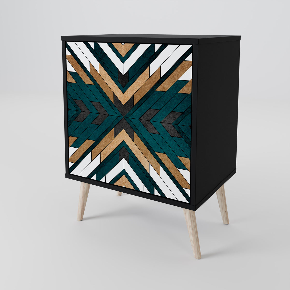 ARTISTIC GEOMETRY Jednodveřová komoda