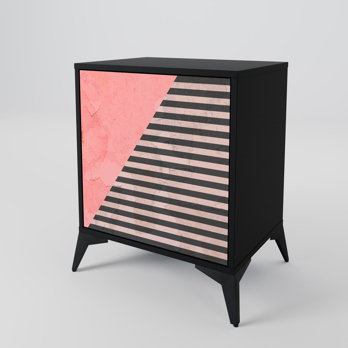GLAMOROUS STRIPE Jednodveřová komoda