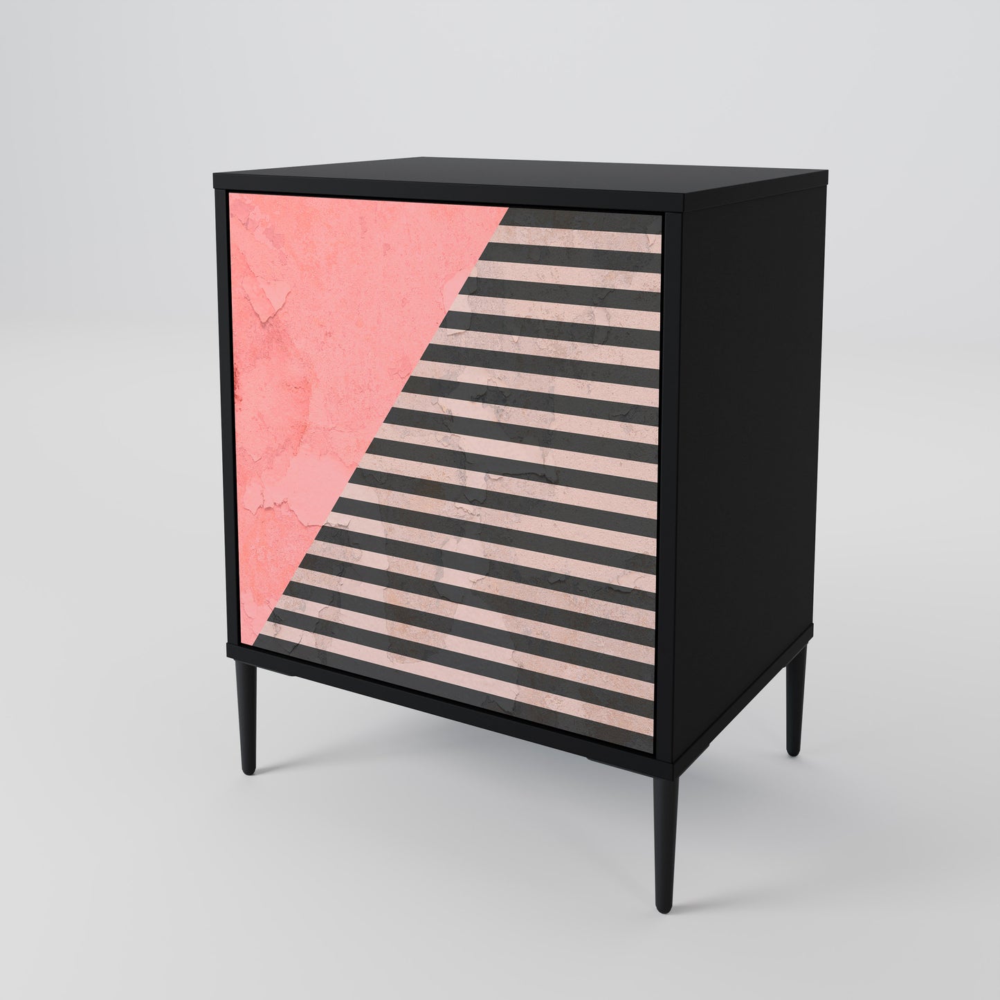 GLAMOROUS STRIPE Jednodveřová komoda