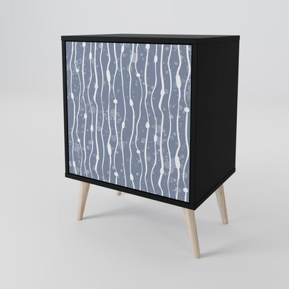 GRAPHITE RAIN Jednodveřová komoda