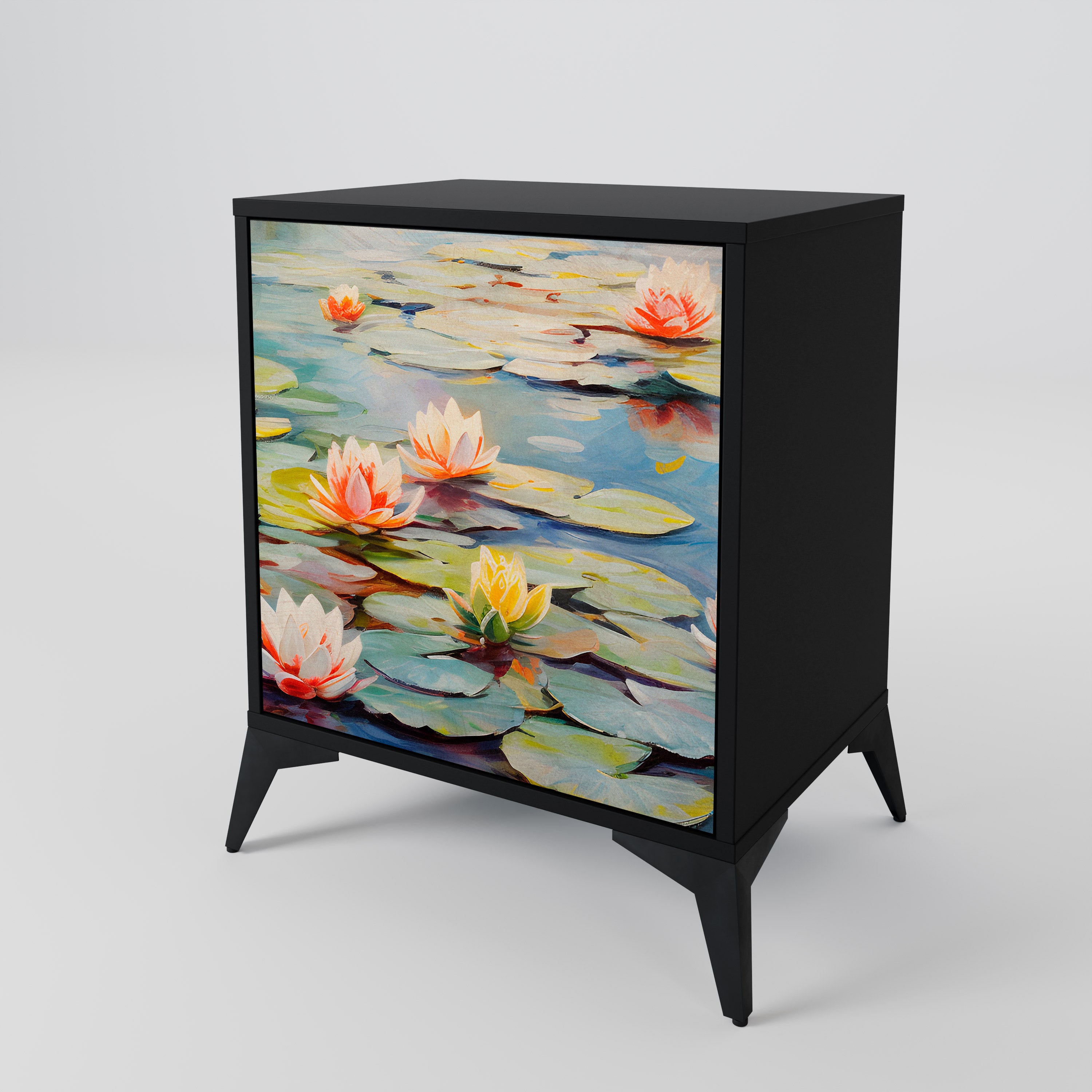 BLOOMING WATERS 1-Door Sideboard