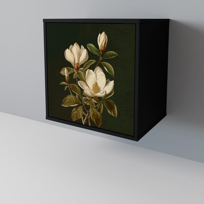 FLORAL NOIR Jednodveřová komoda