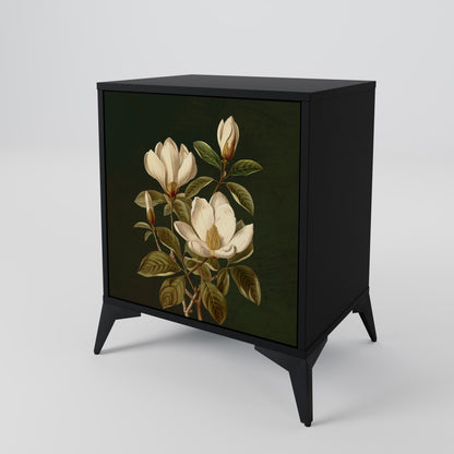 FLORAL NOIR Jednodveřová komoda