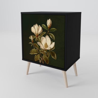 FLORAL NOIR Jednodveřová komoda