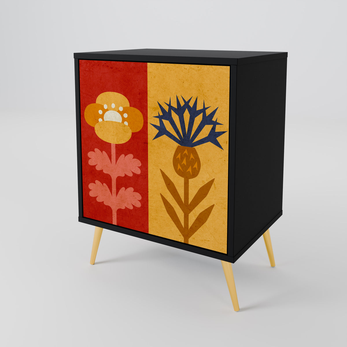 SCANDIC FLOWERET Jednodveřová komoda