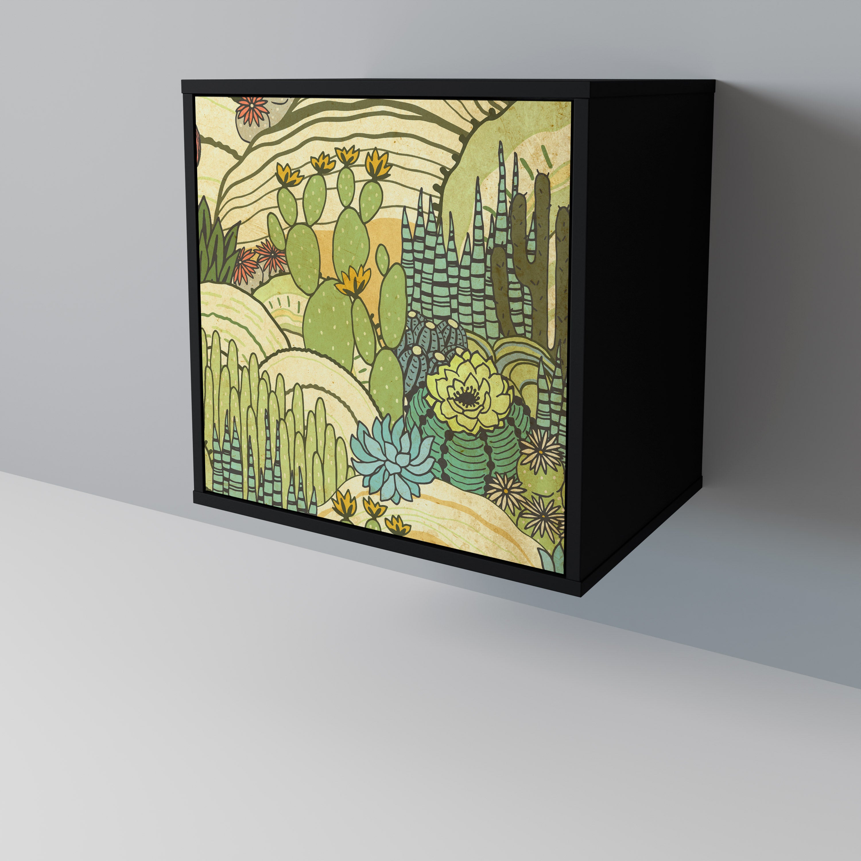 SUCCULENTS KALEIDOSCOPE 1-Door Sideboard