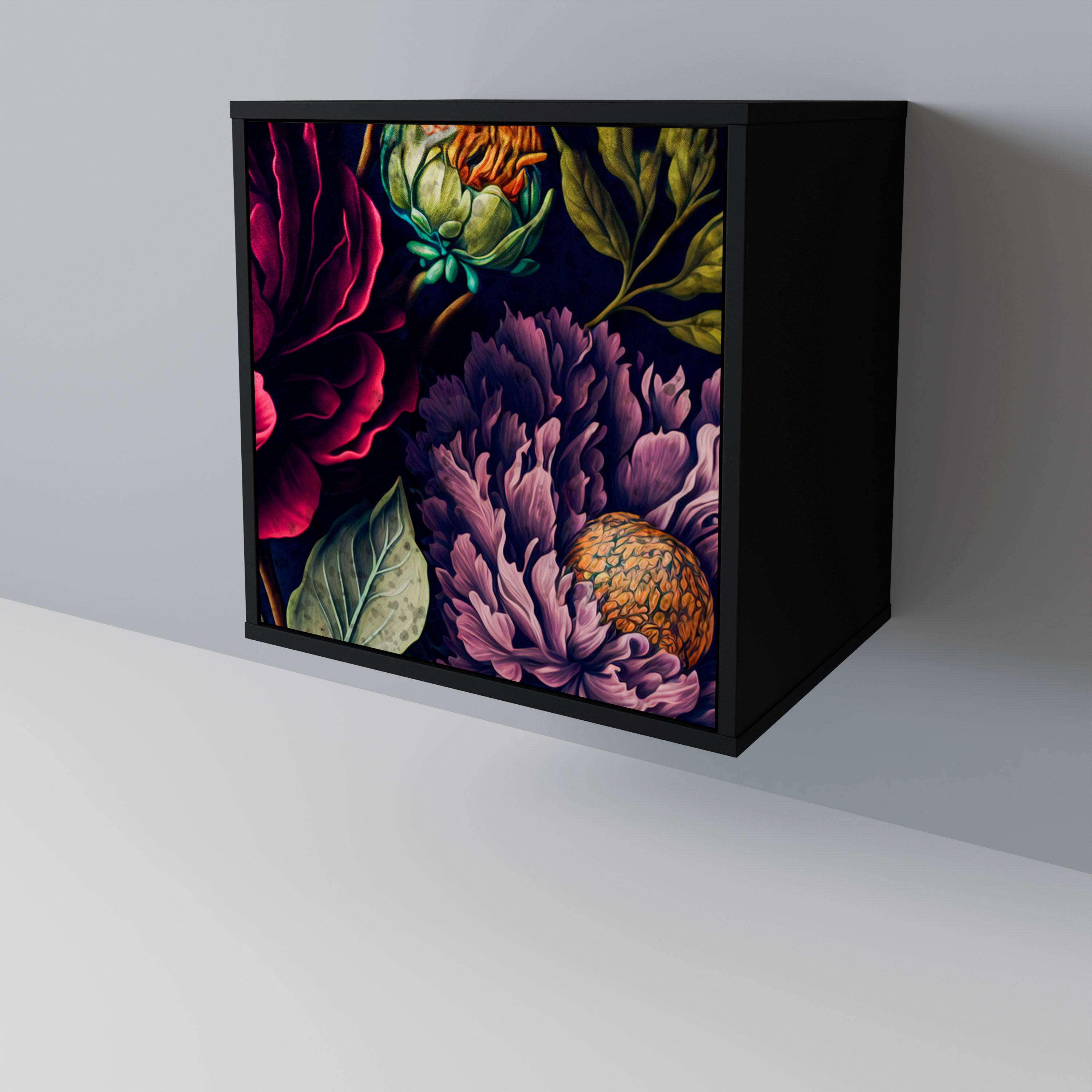 BLOOMING ELEGANCE Jednodveřová komoda