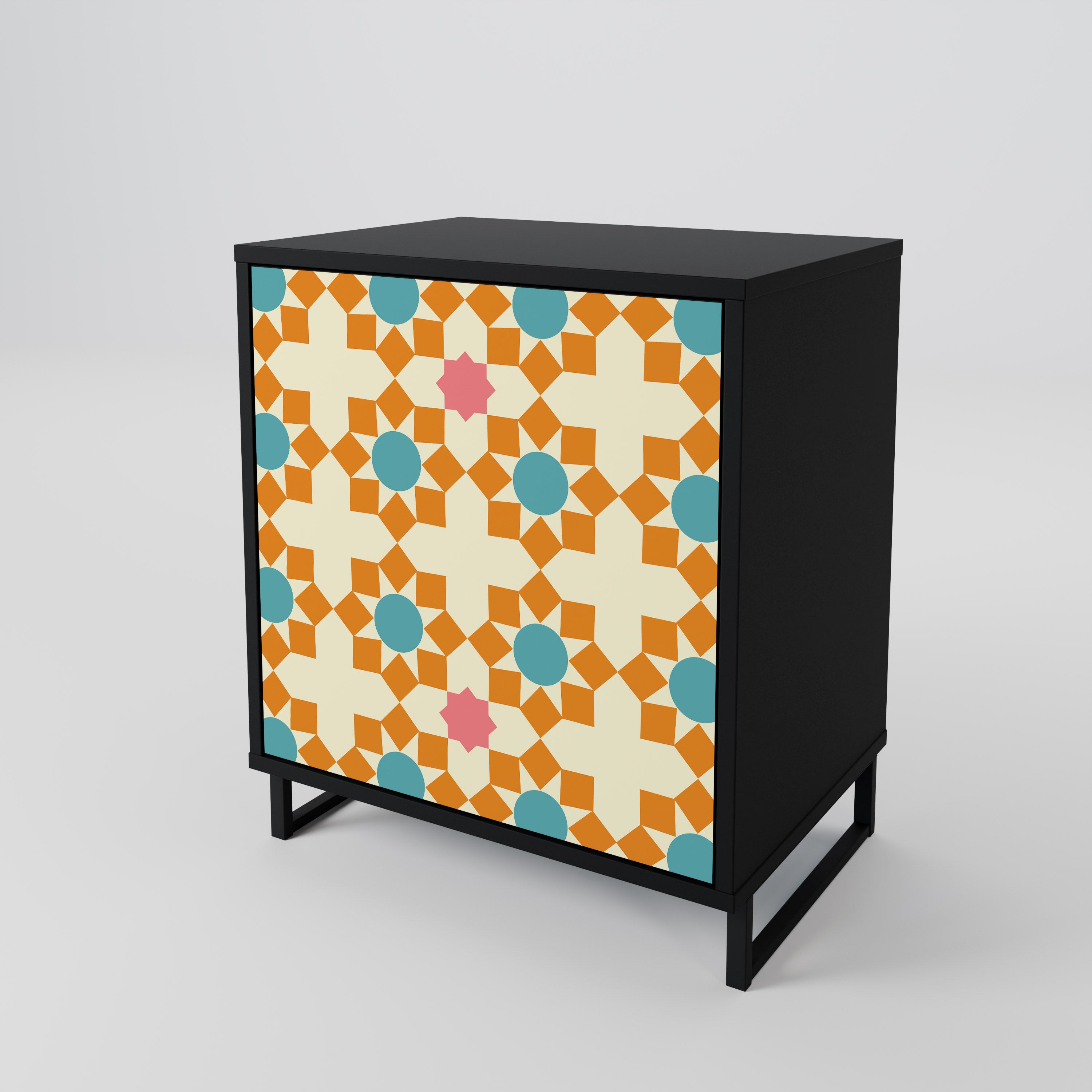 FLORAL DECOR 1-Door Sideboard