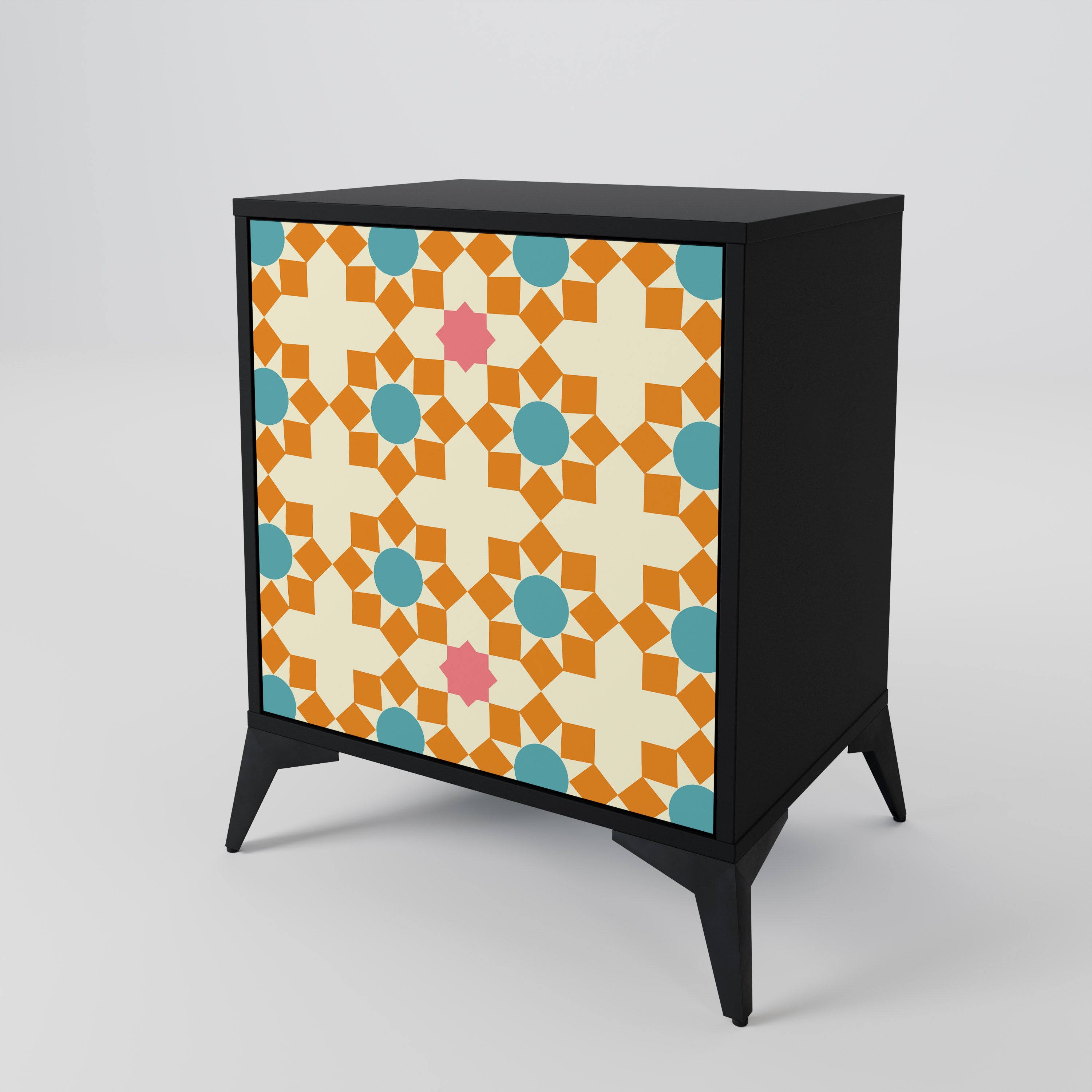 FLORAL DECOR 1-Door Sideboard