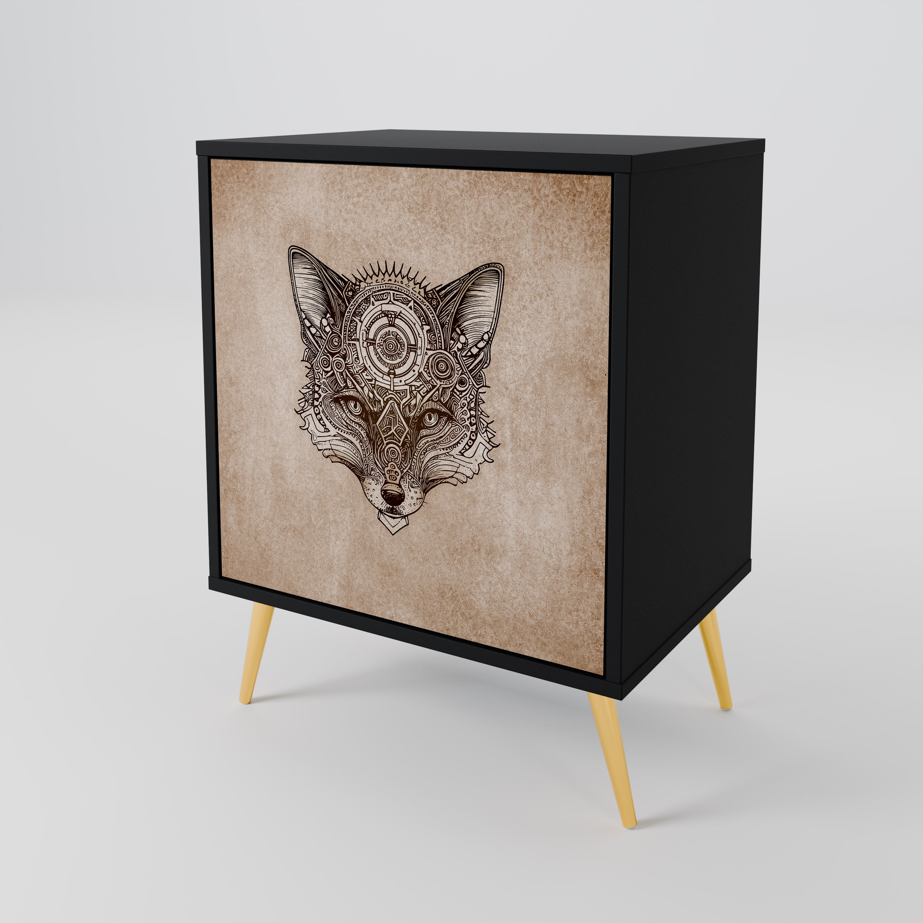 STEAMPUNK CLAN 1-Door Sideboard