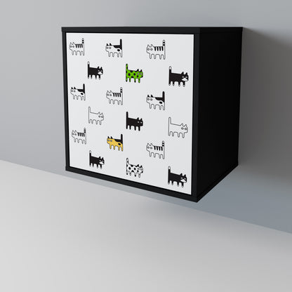 CATS COMPILATION Jednodveřová komoda