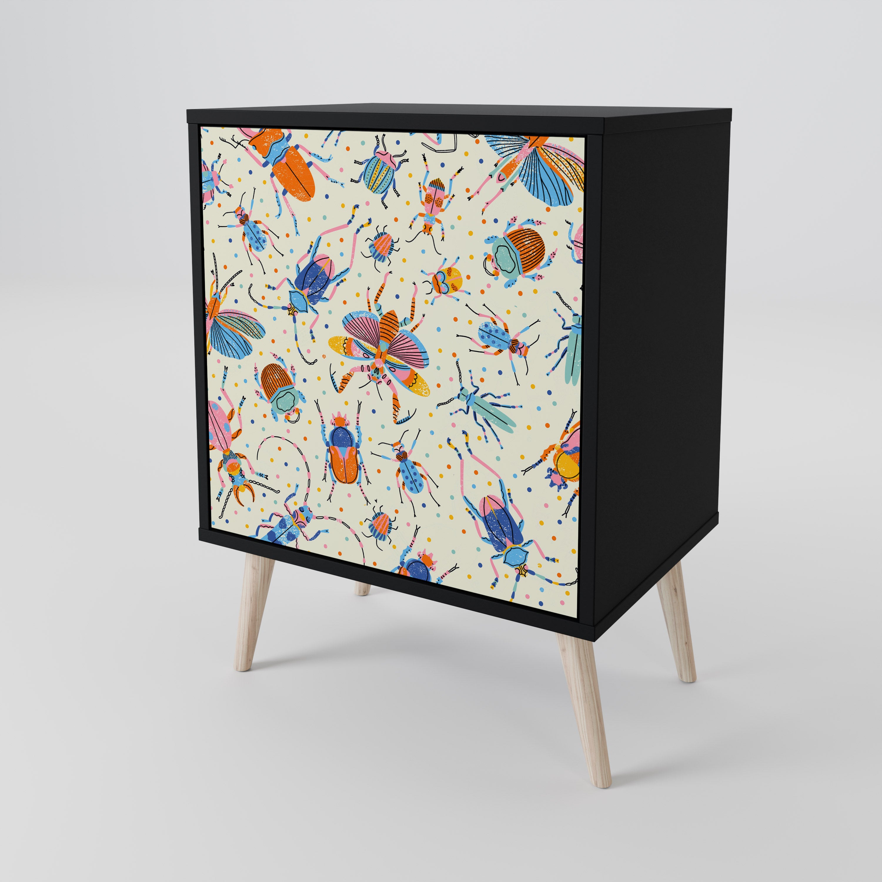 COLORFUL INSECTS 1-Door Sideboard