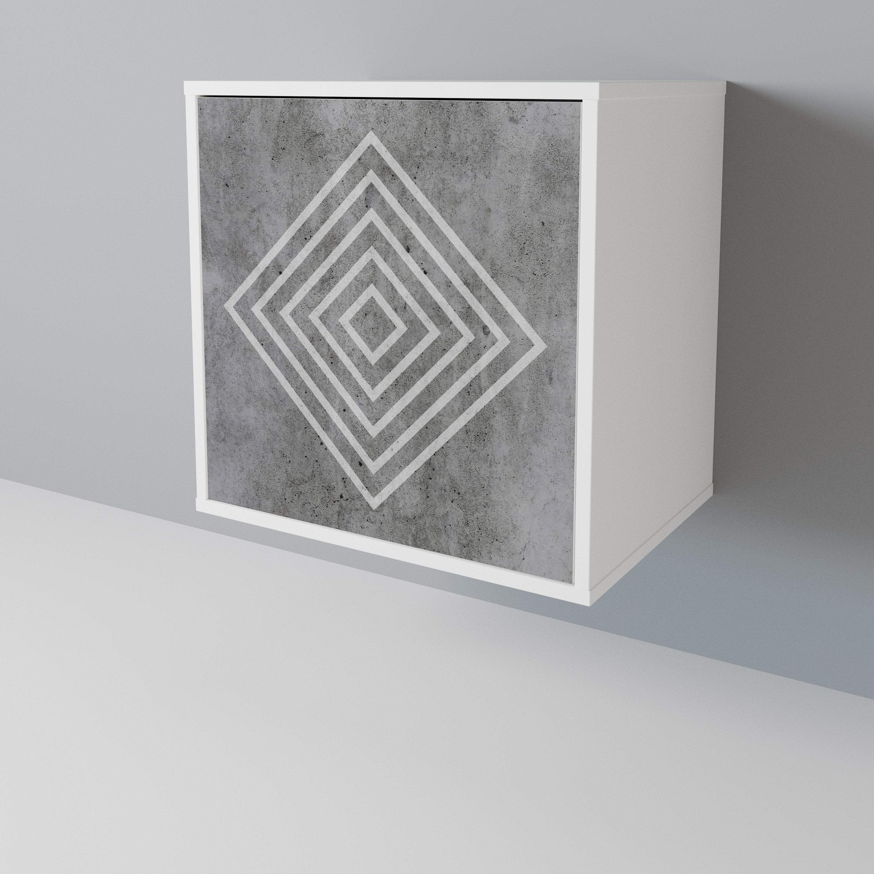POLYGONAL ARTISTRY Jednodveřová komoda