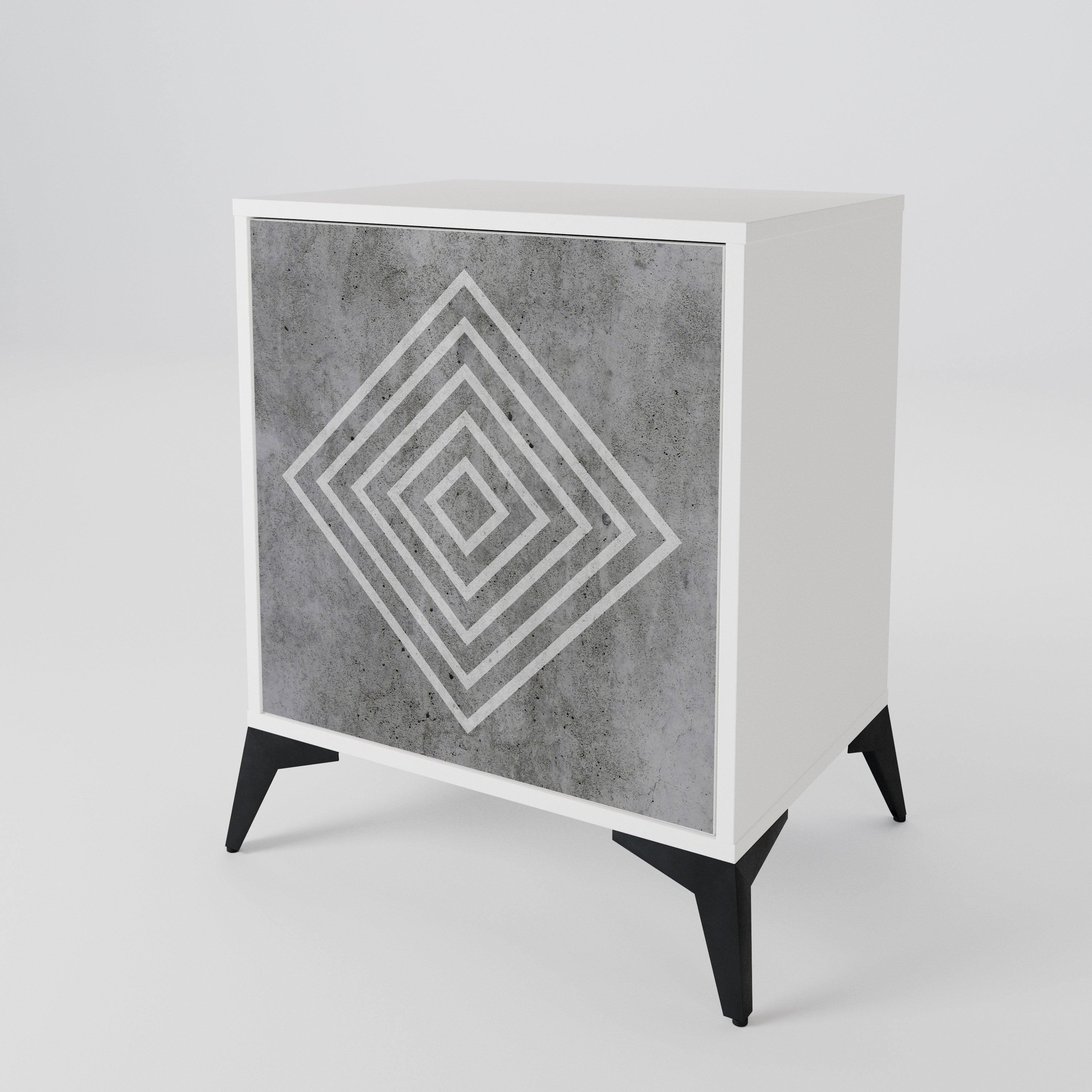 POLYGONAL ARTISTRY Jednodveřová komoda