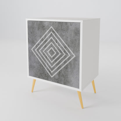 POLYGONAL ARTISTRY Jednodveřová komoda