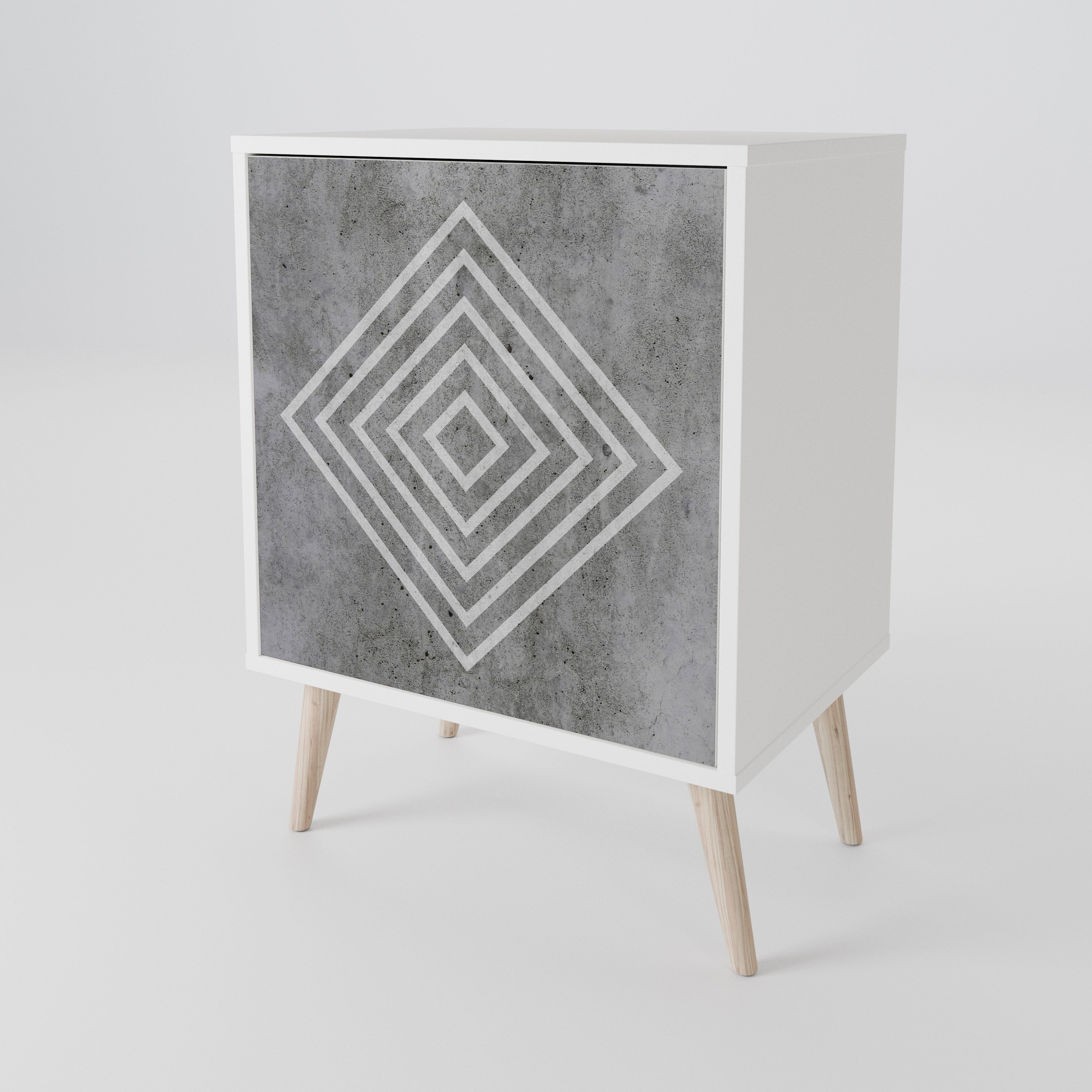 POLYGONAL ARTISTRY Jednodveřová komoda