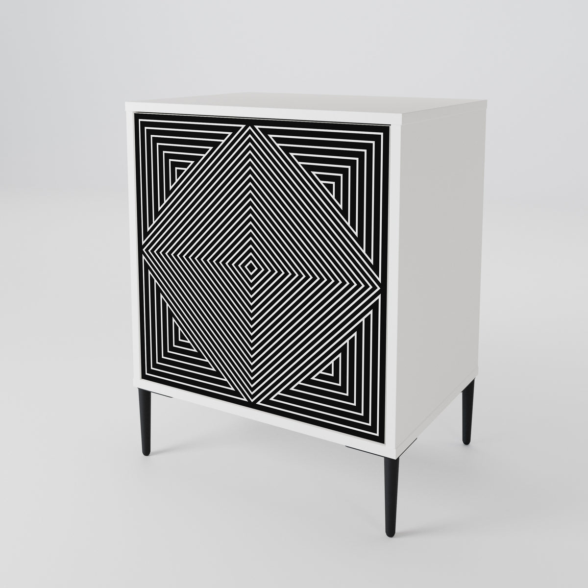 POLYGON ILLUSION Jednodveřová komoda