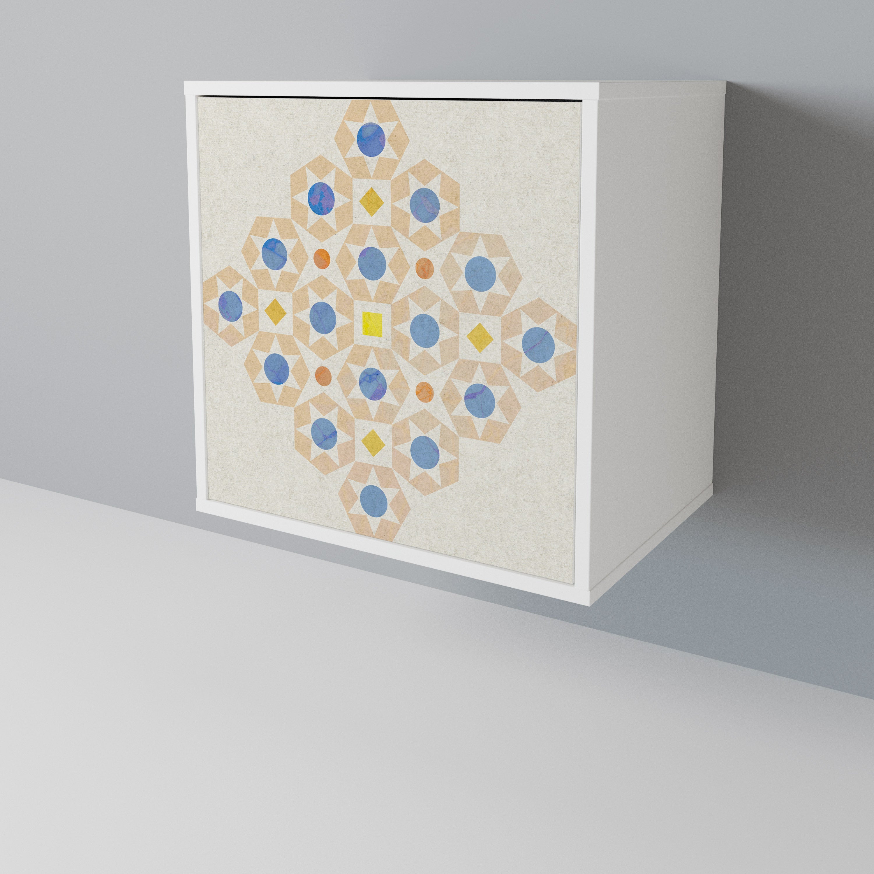 PATTERNED PRISM Jednodveřová komoda