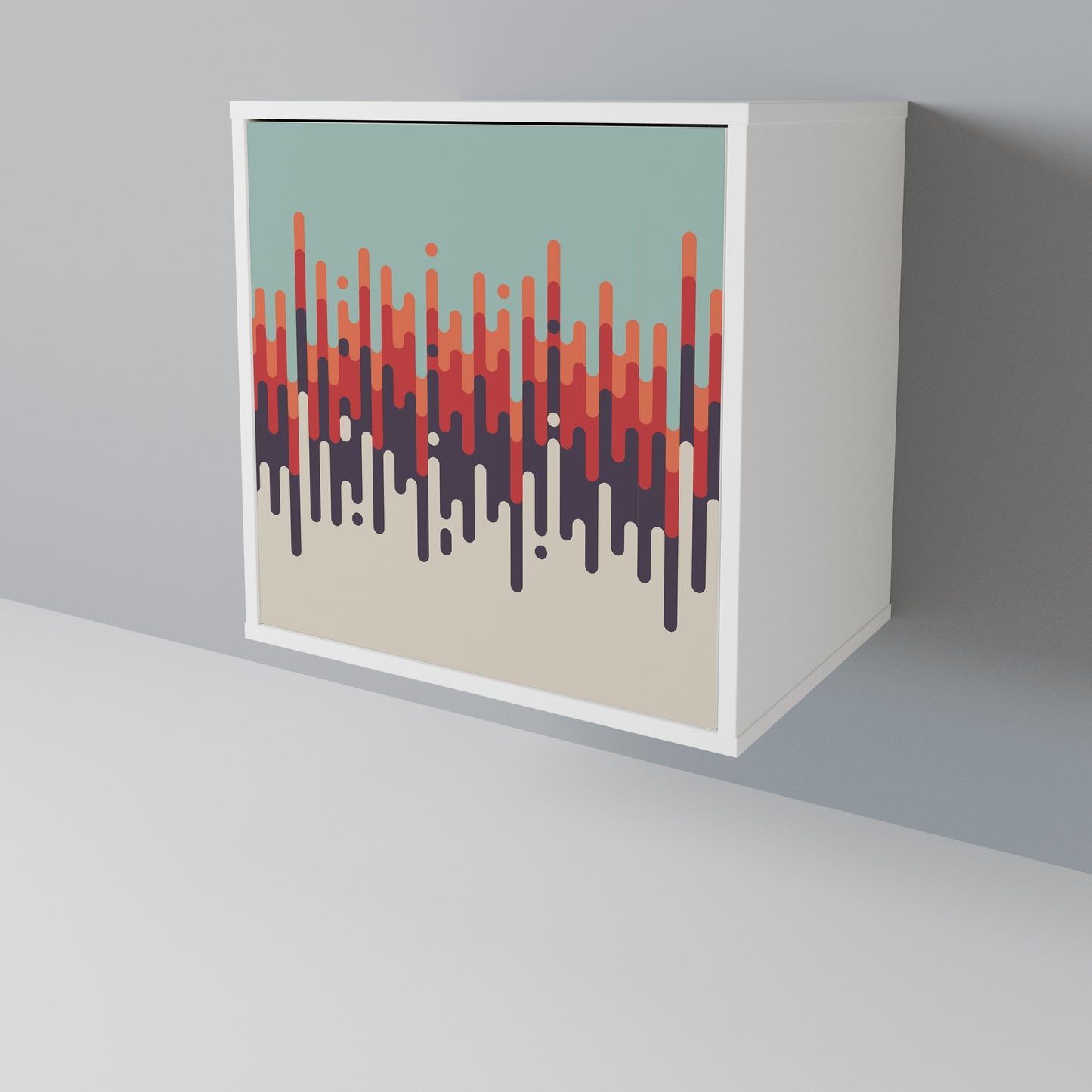 CHROMA CONTOURS Jednodveřová komoda
