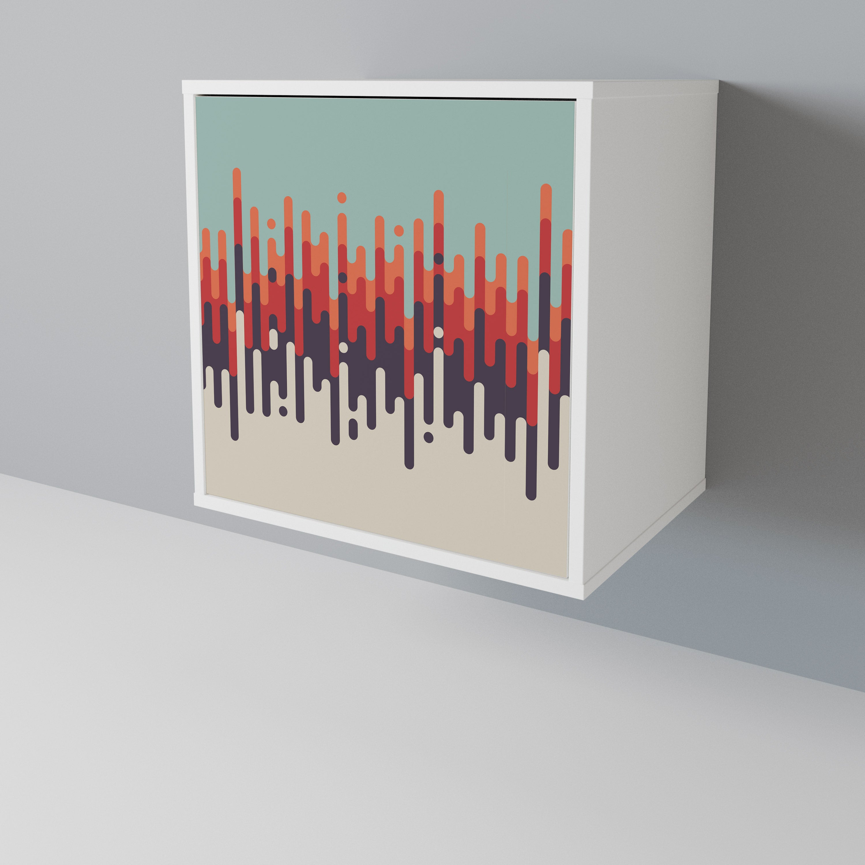 CHROMA CONTOURS Jednodveřová komoda