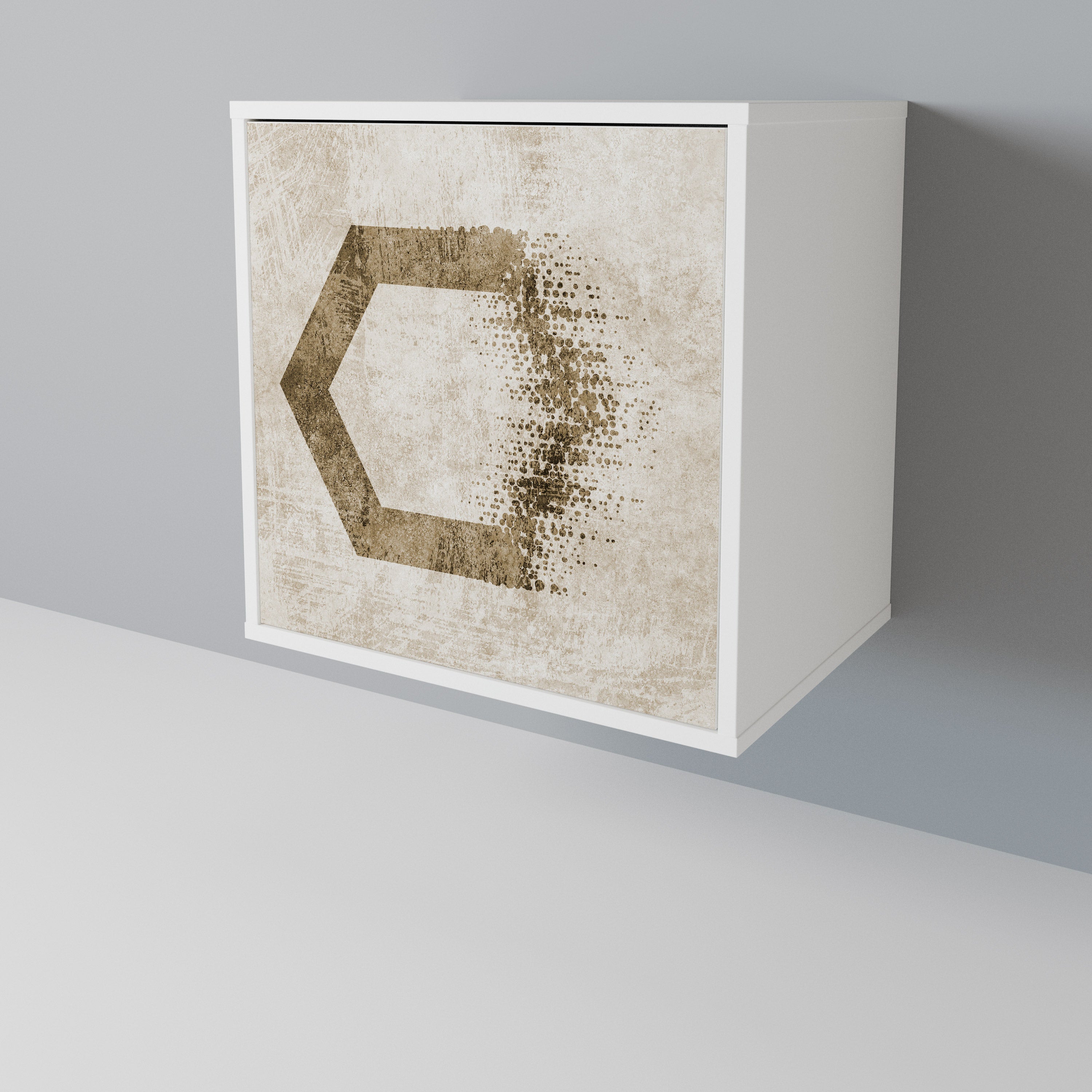 HEXAGONAL SHAPES Jednodveřová komoda